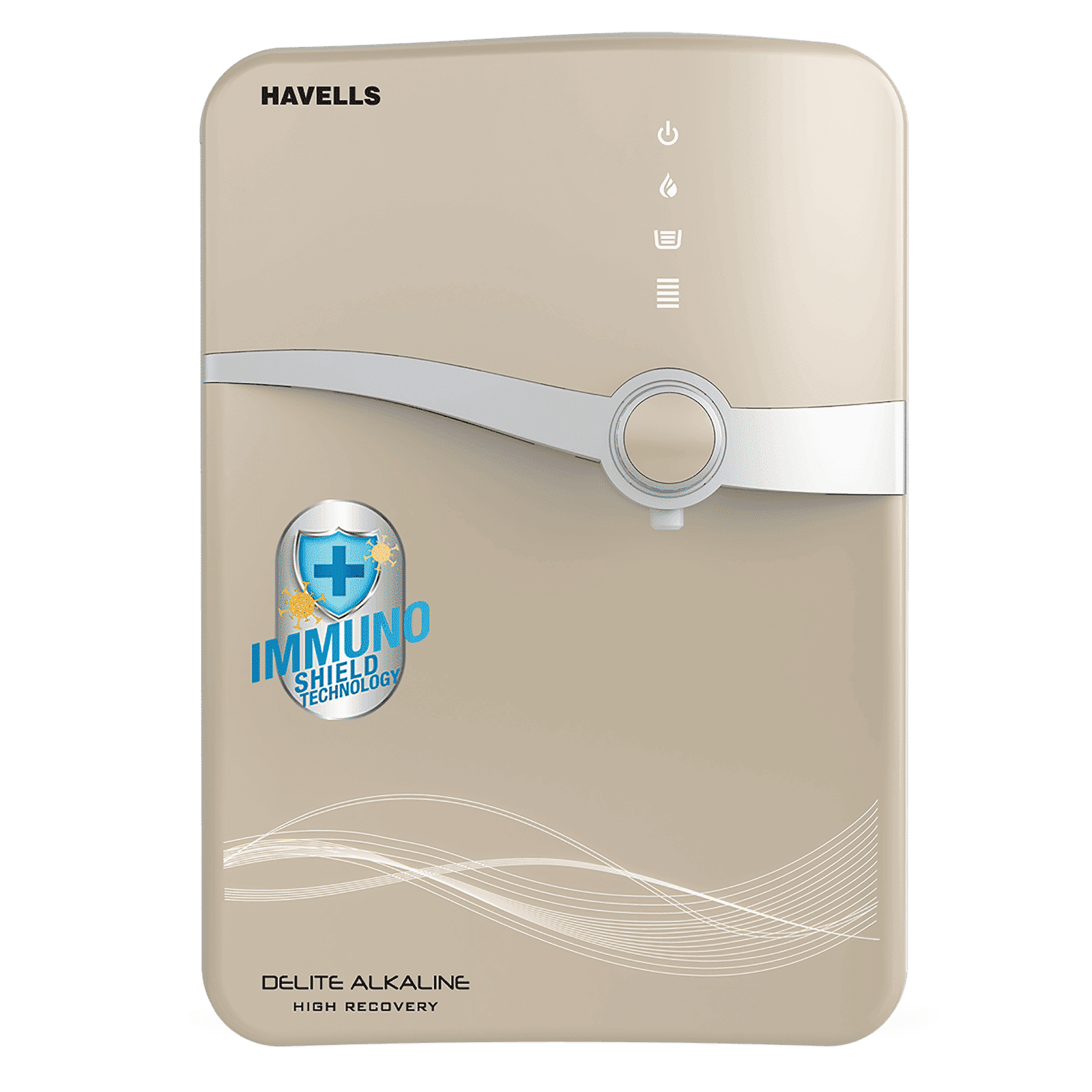 HAVELLS Delite Alkaline 6.5L RO + UV Water Purifier with 8 Stage Purification (Beige)_1