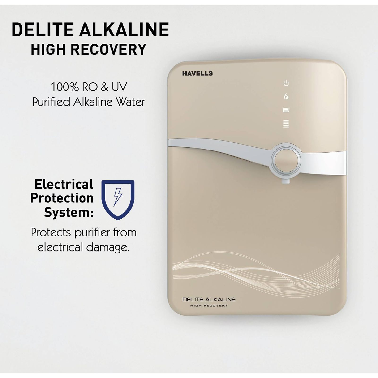 HAVELLS Delite Alkaline 6.5L RO + UV Water Purifier with 8 Stage Purification (Beige)_11
