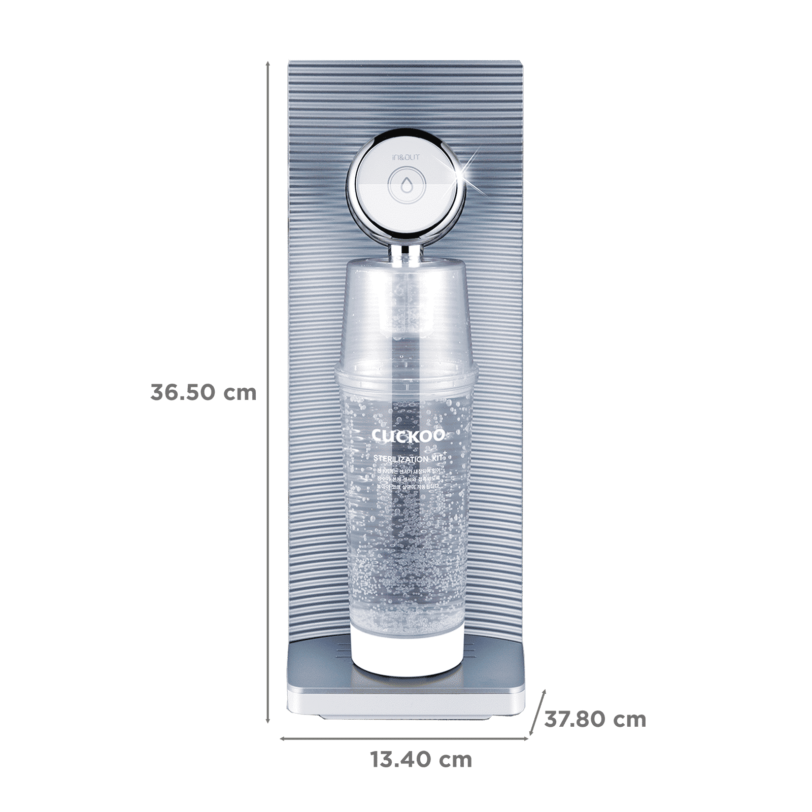 Cuckoo Drink Pure Gravity Electrical Water Purifier (Advanced Nano Filtration, CP-MN011B/PICKIN, Silver) Cuckoo Drink Pure Gravity Electrical Water Purifier (Advanced Nano Filtration, CP-MN011B/PICKIN, Silver)_2