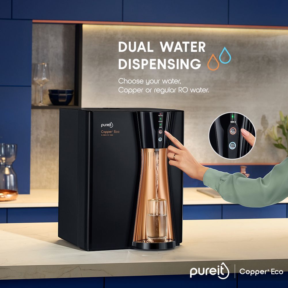 pureit Copper + Eco Mineral 8L RO + UV + MF Water Purifier with Advanced 7 Stage Purification And Eco Recovery Technology (Black)_4