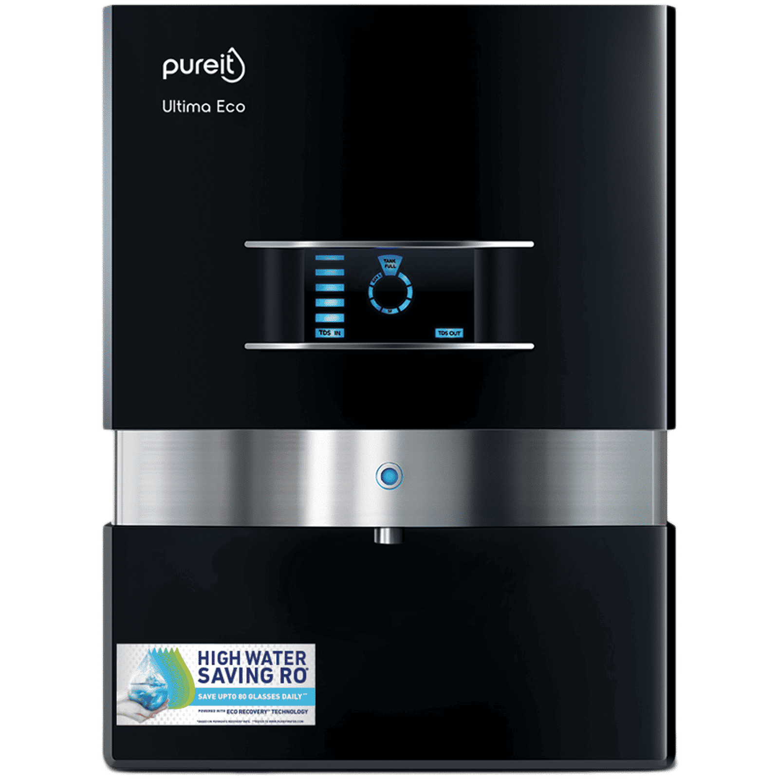 pureit Ultima Eco Mineral 10L RO + UV + MF + Special Mineral Cartridge Water Purifier with Digital Purity Display | Advanced 7 Stage Purification and Eco Recovery Tech (Black)_1