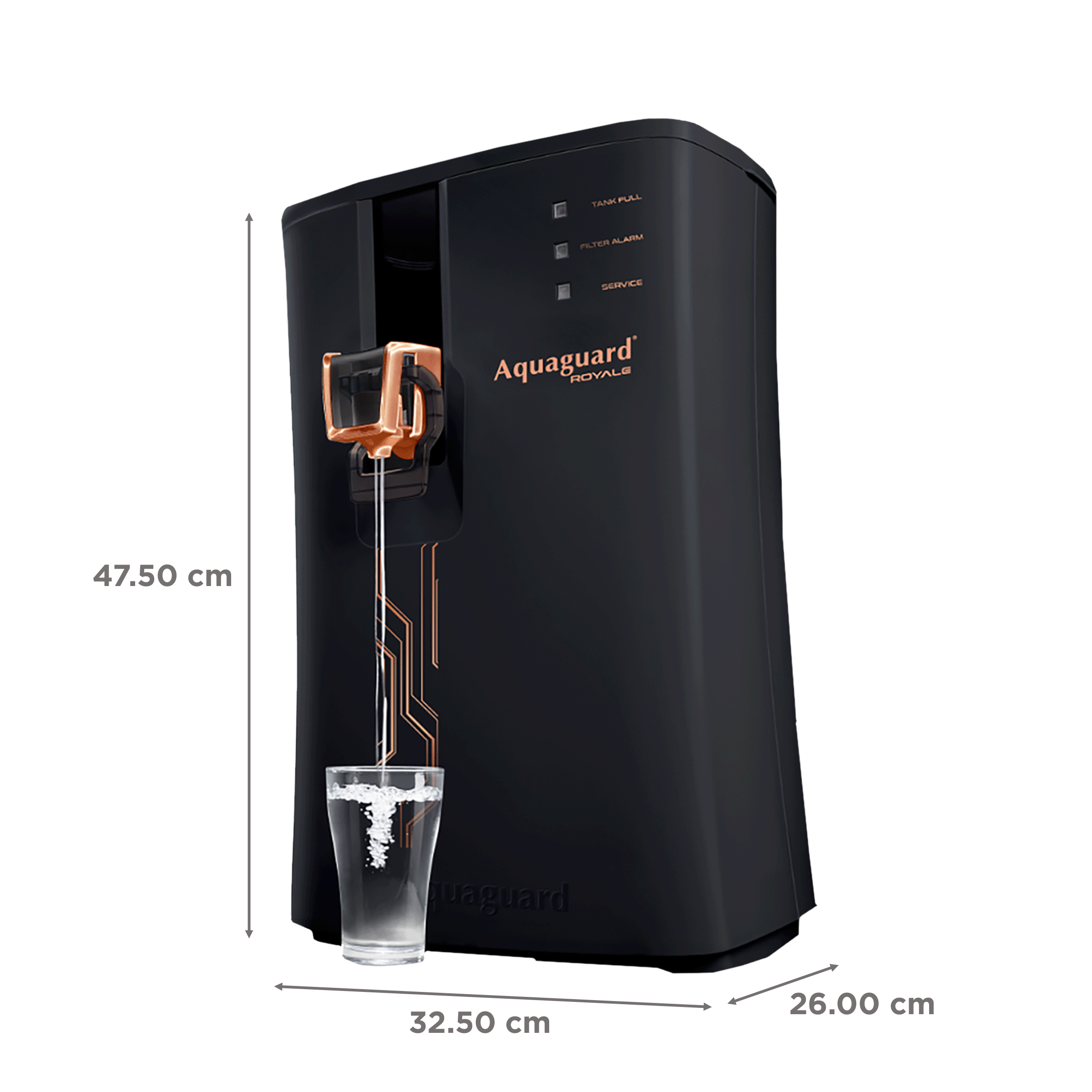 Aquaguard Royale 5L RO + UV + MTDS Water Purifier with 7 Stage Purification (Black)_2