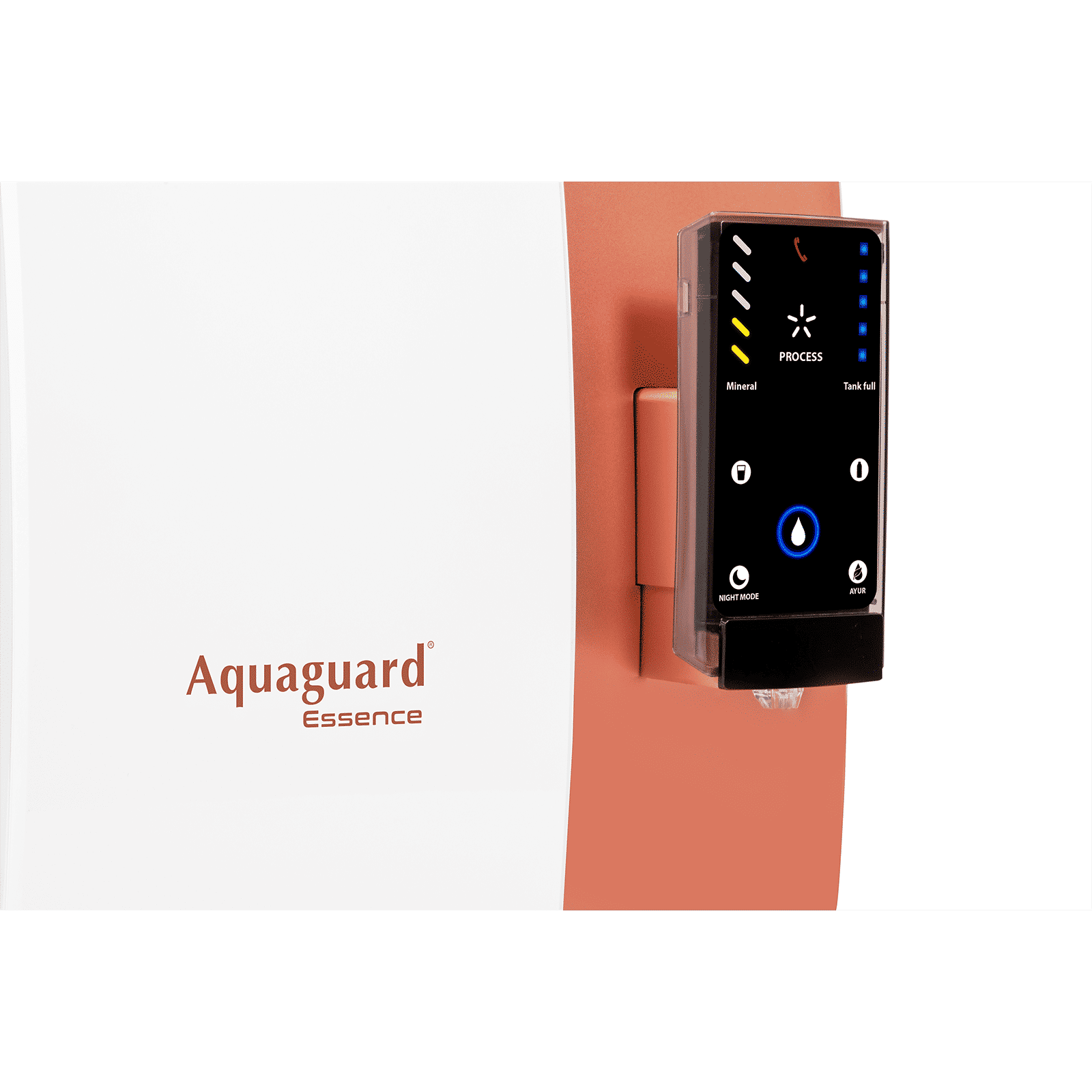 Aquaguard Essence 6L RO + UV Electrical Water Purifier wih Mineral Content Sensor (White and Gold)_16