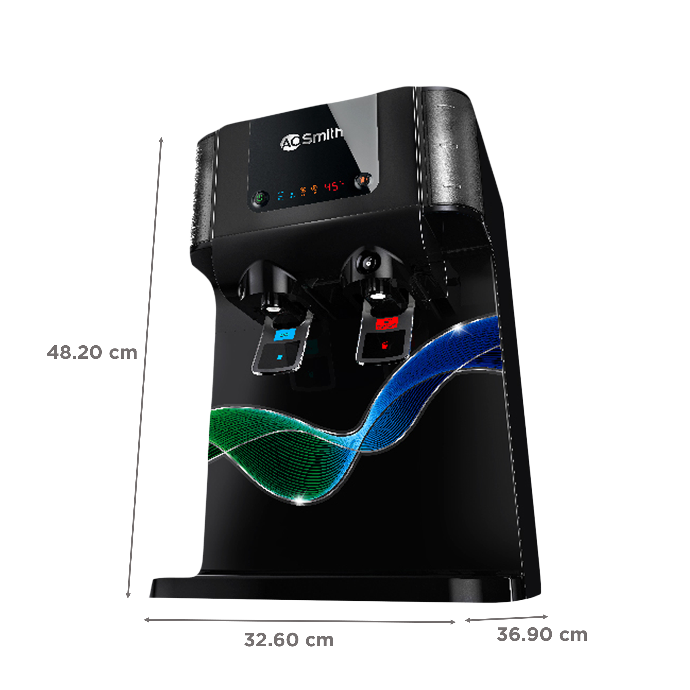 AO Smith ProPlanet P6 10L RO + SCMT Hot & Cold Water Purifier with 8 Stage Purification (Black)_2