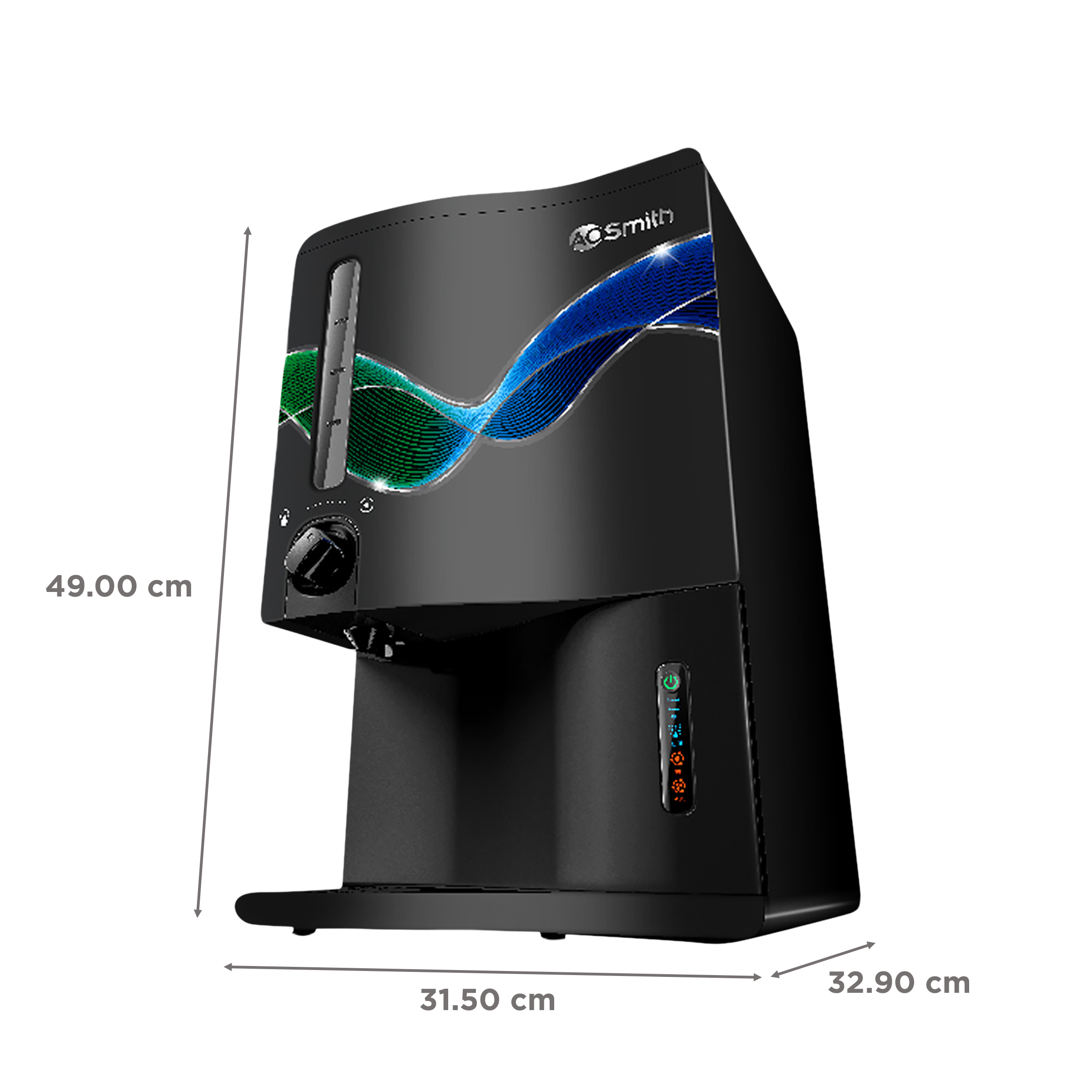 AO Smith ProPlanet P5 9L RO + SCMT Water Purifier with 8 Stage Purification (Black)_2