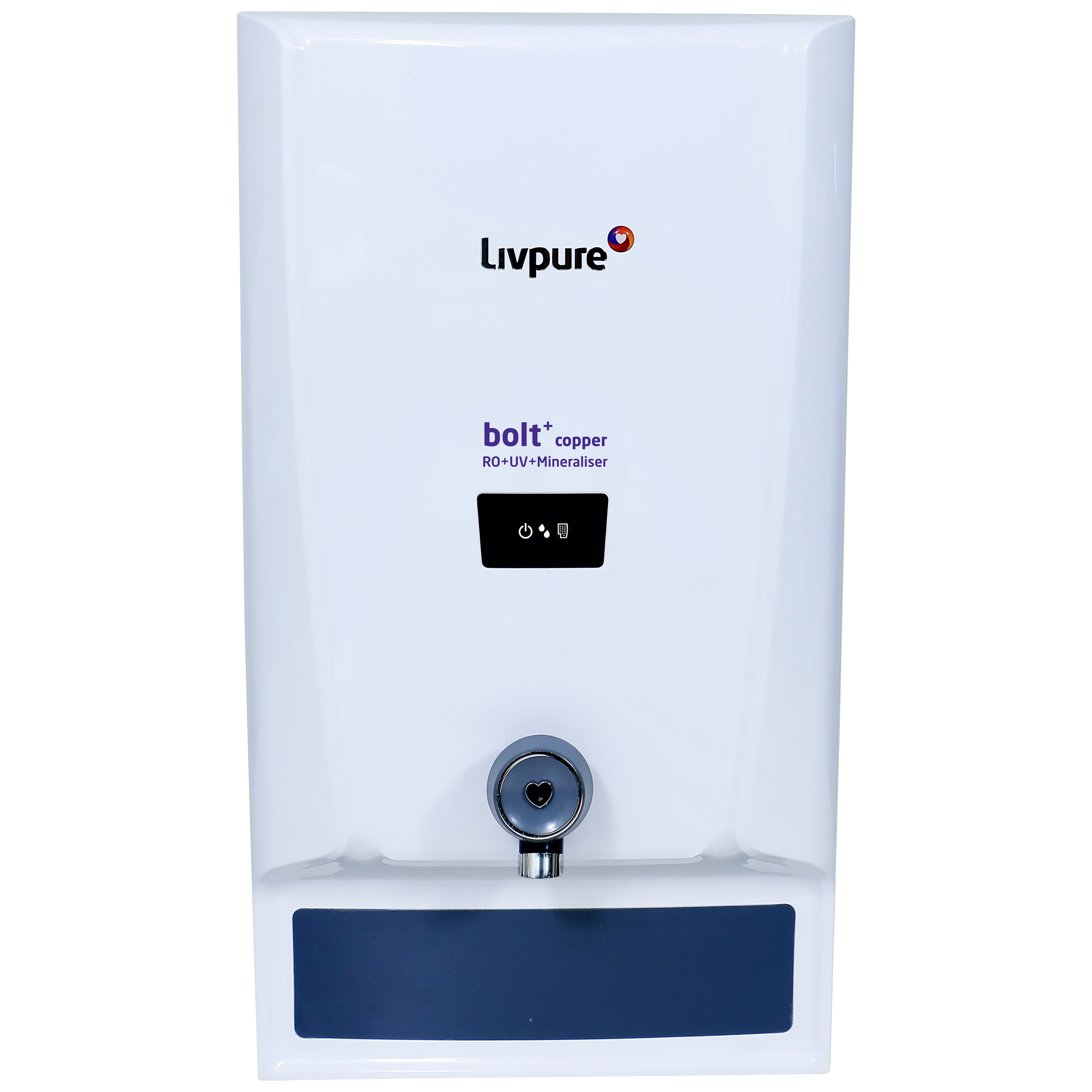 Livpure Bolt Plus 7L RO + UV + Mineraliser Water Purifier with 7 Stage Purification (White/Blue)_1
