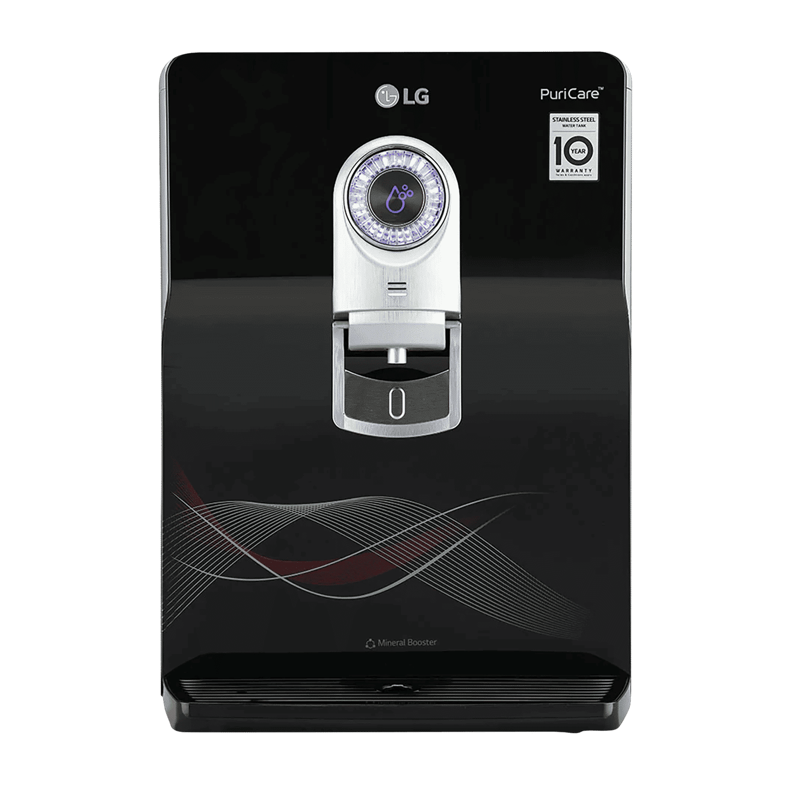 LG PuriCare 8L RO + UV + UF Water Purifier with Multi Stage Filtration Process (Black)_1