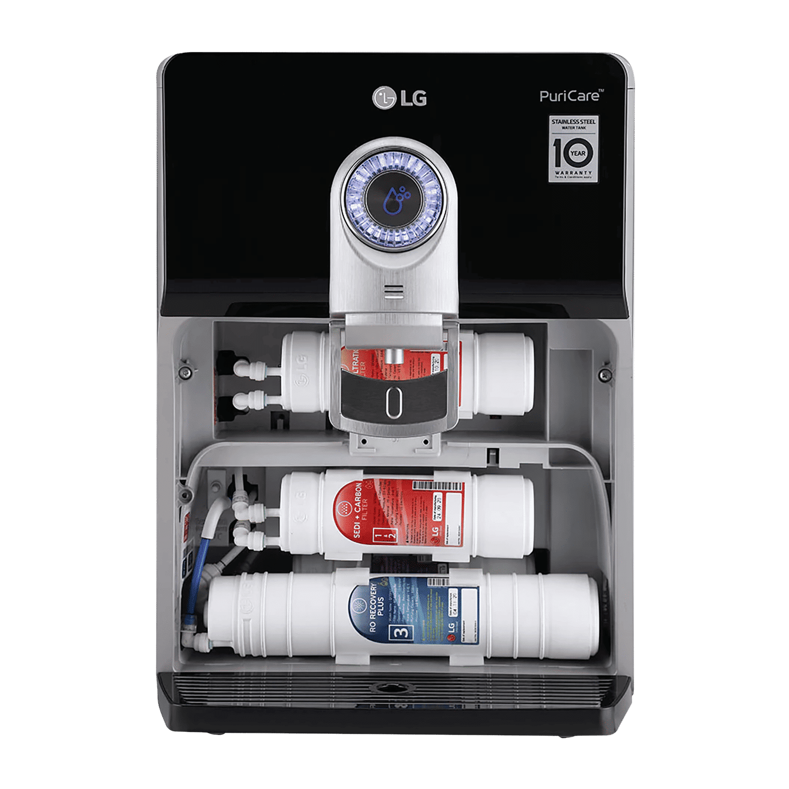 LG PuriCare 8L RO + UV + UF Water Purifier with Multi Stage Filtration Process (Black)_5