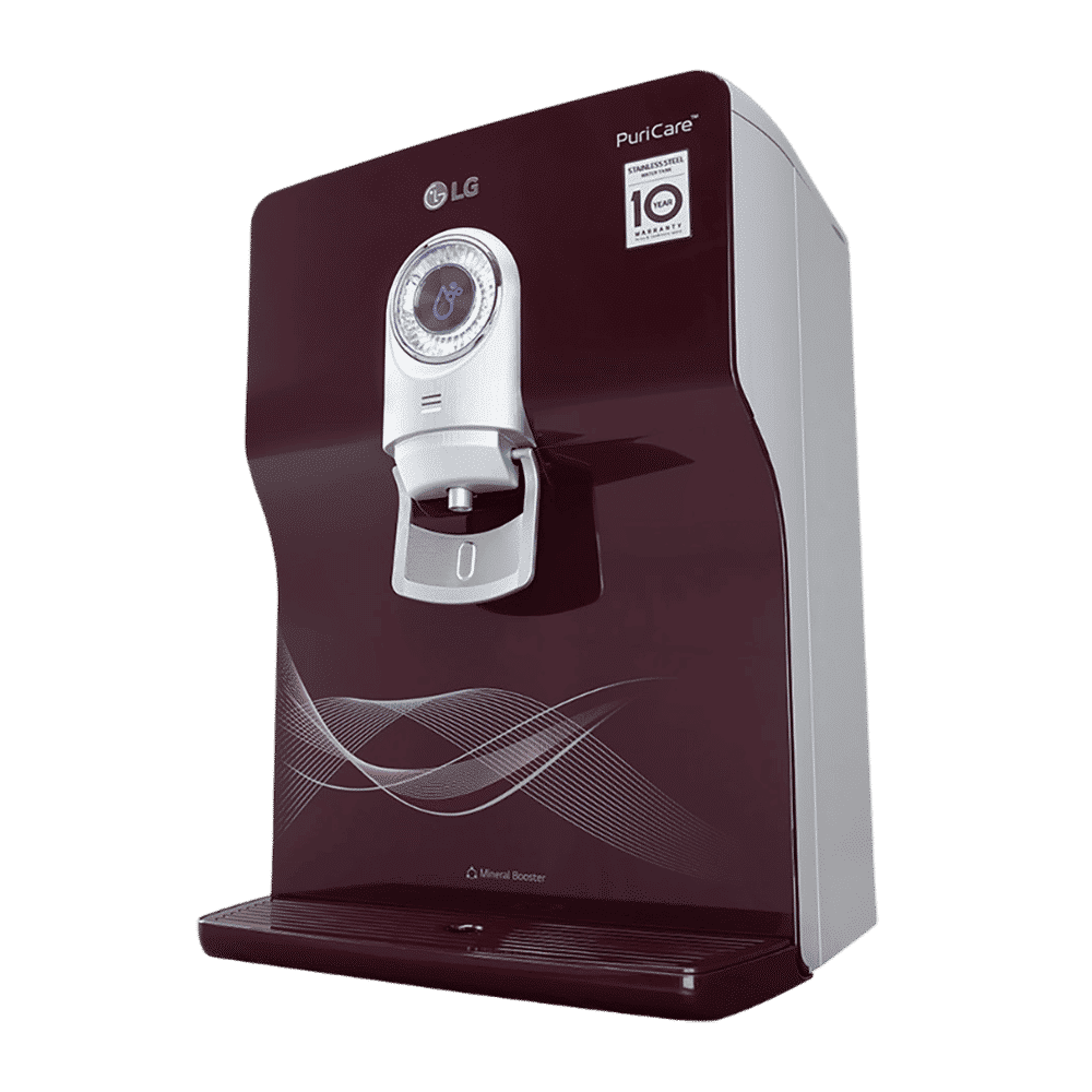 LG PuriCare 8L RO + UV + UF Water Purifier with Multi Stage Filtration Process (Crimson Red)_12