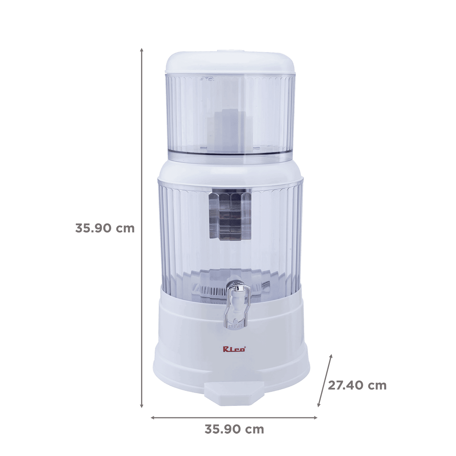 Rico WP200 20 Litres 7 Stage Purification Non-Electrical Water Purifier with 7 Stage Purification (Blue)_2