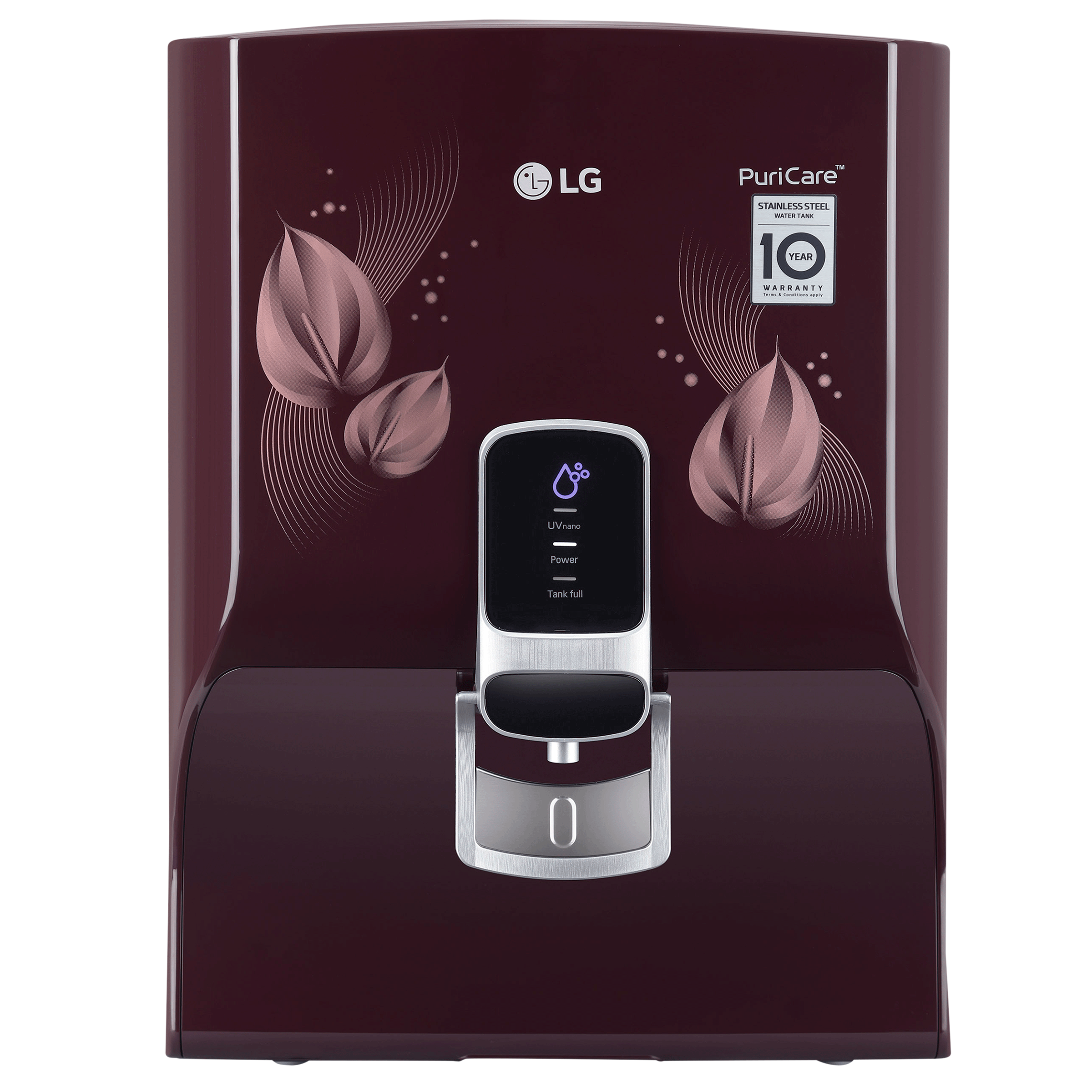 LG PuriCare 8L RO + UV Water Purifier with Multi Stage Filtration Process (Crimson Red)_1