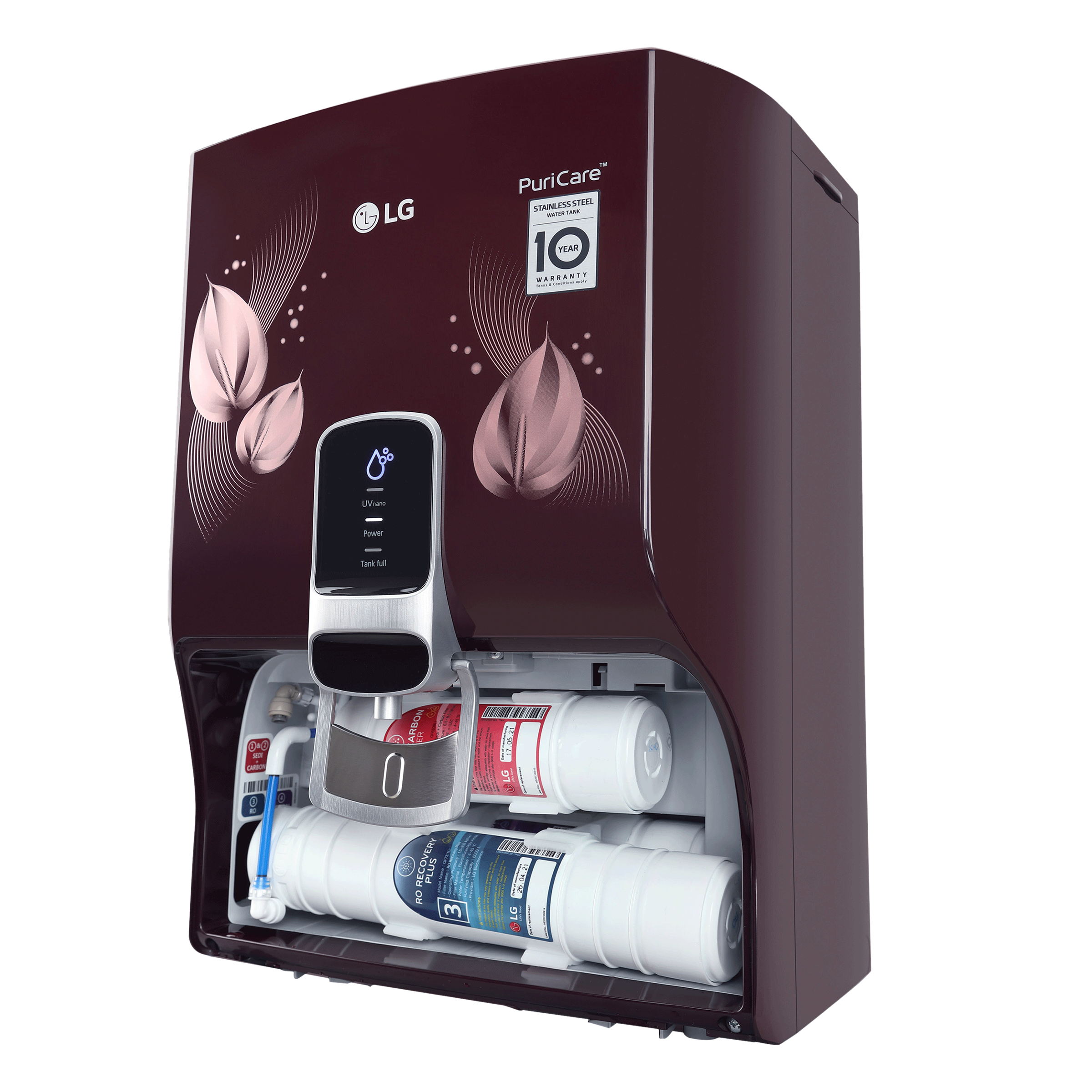 LG PuriCare 8L RO + UV Water Purifier with Multi Stage Filtration Process (Crimson Red)_12