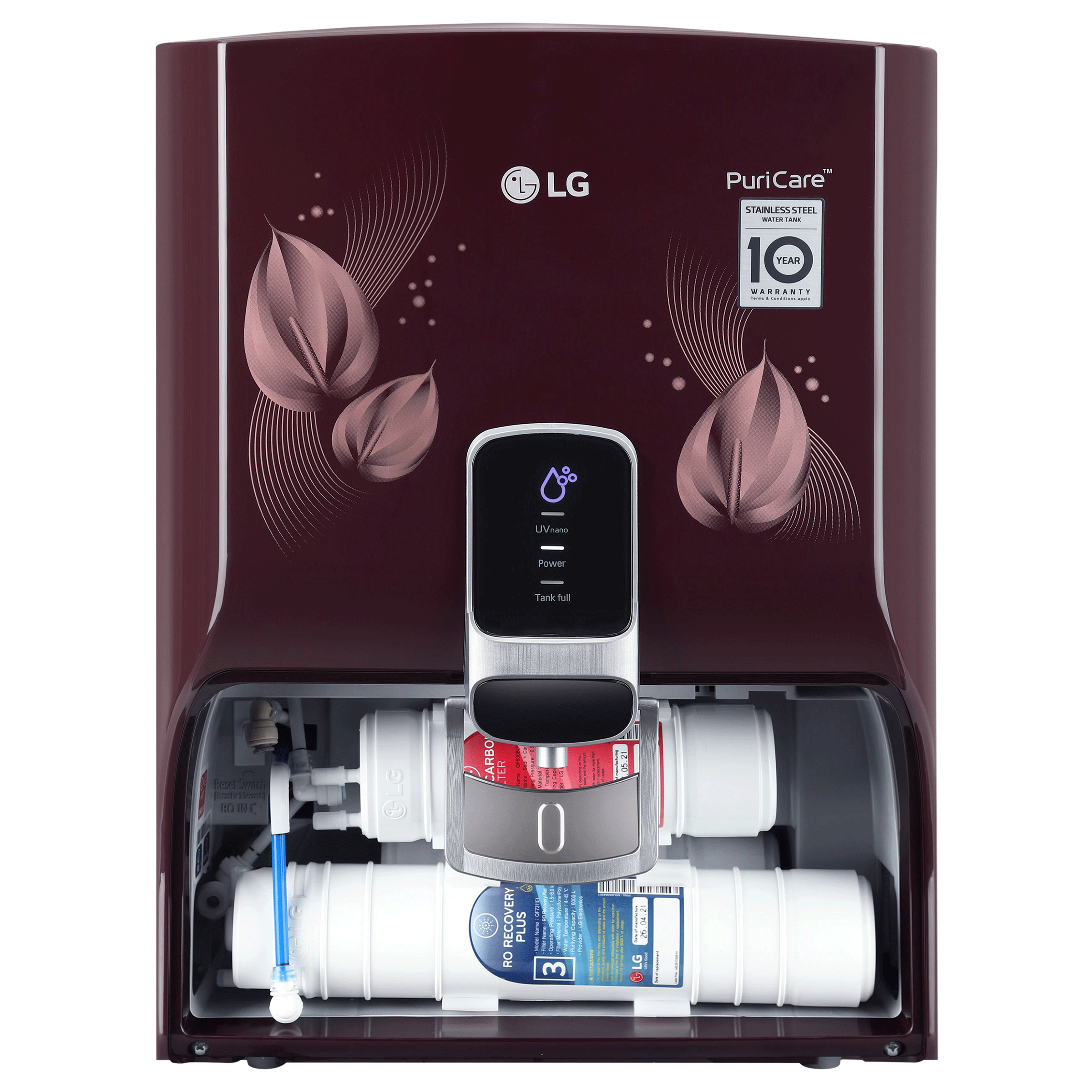 LG PuriCare 8L RO + UV Water Purifier with Multi Stage Filtration Process (Crimson Red)_5