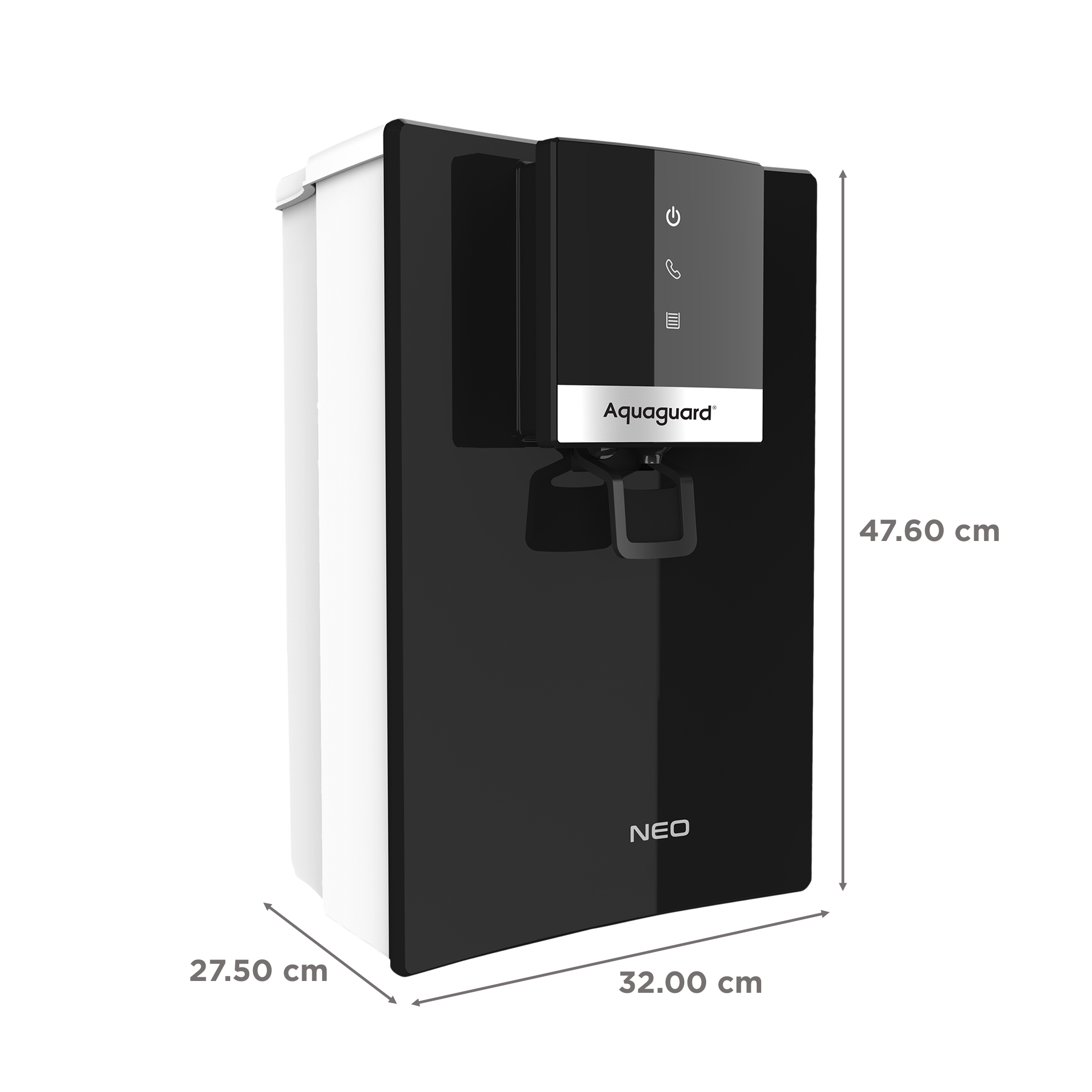 Aquaguard Neo 6.2L RO + UV + TA + Alkaline Water Purifier with 6 Stage Purification (Deep Black)_2
