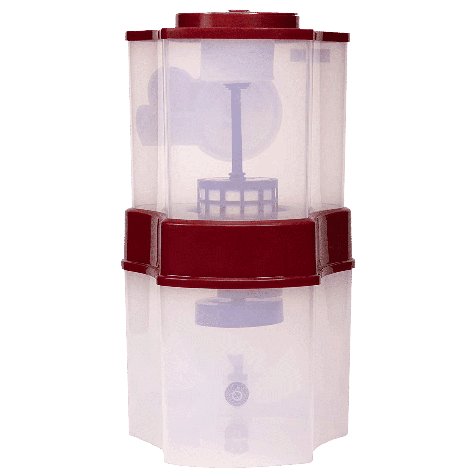 EUREKA FORBES AquaSure Cherish 21L Gravity Based Water Purifier with Food Grade Plastic (Cherry)_4