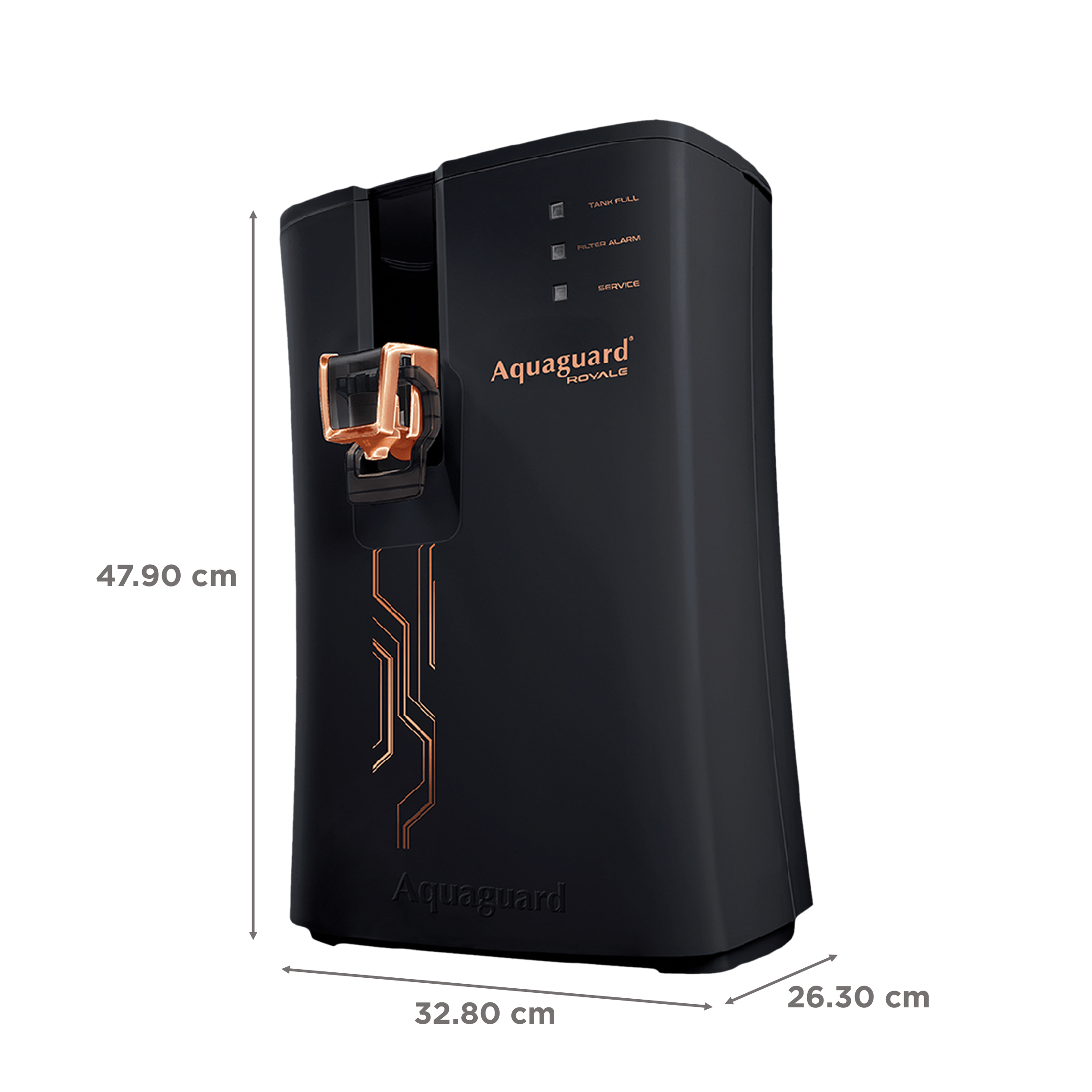 Aquaguard Royale 5.5L UV + UF Water Purifier with 6 Stage Purification (Black)_2