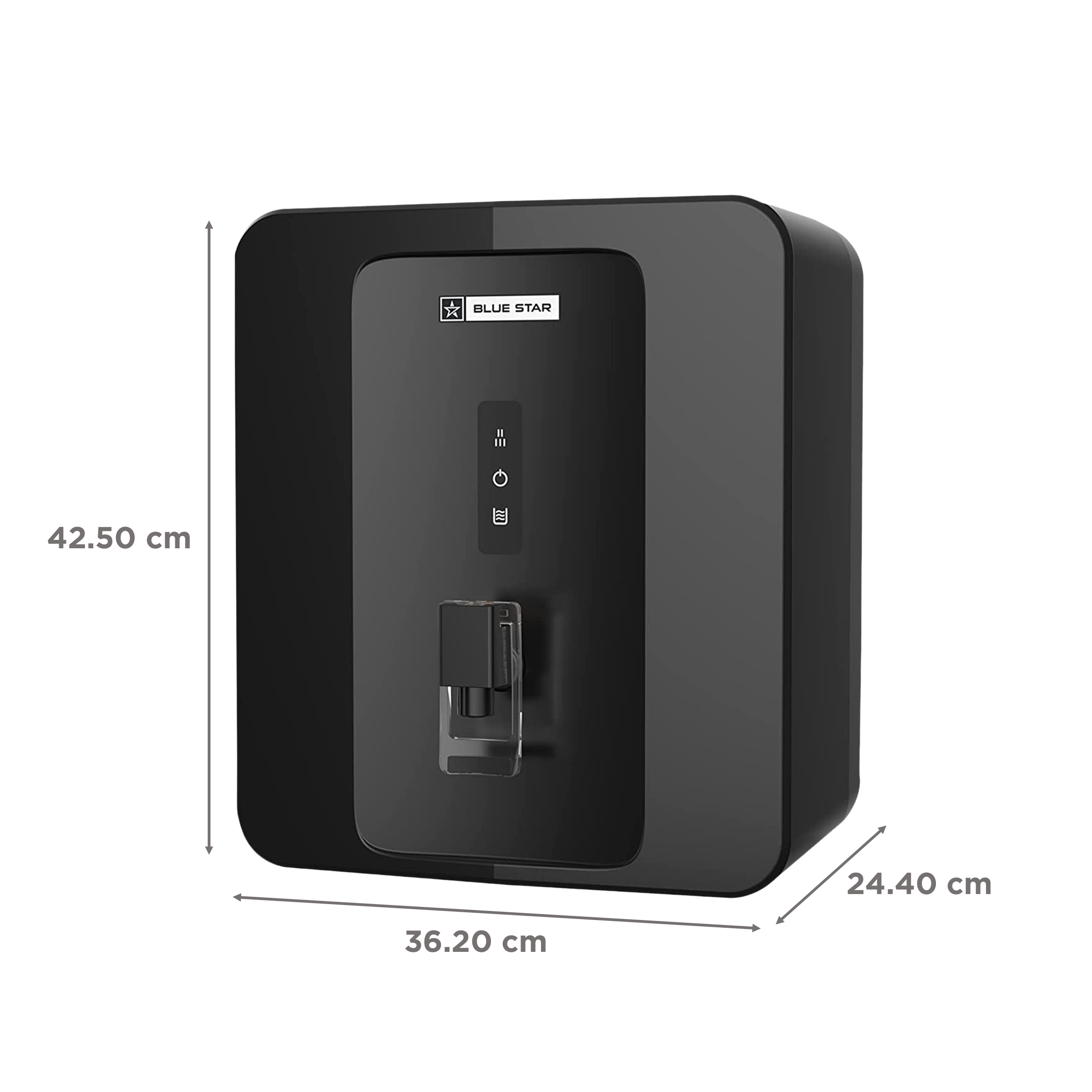 Blue Star Excella 6L RO + UV + UF Water Purifier with Aqua Taste Booster (Black)_2