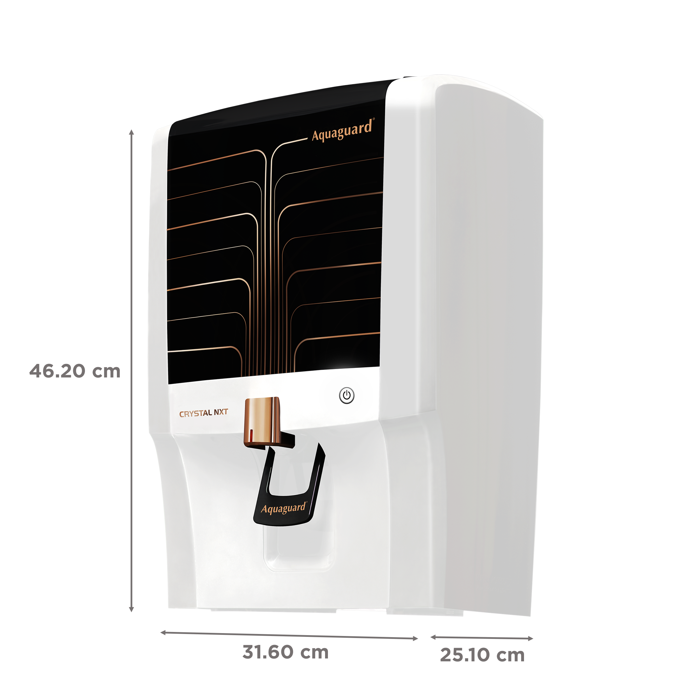 Aquaguard Crystal NXT 7L UV + UF Water Purifier with 6 Stage Purification (White/Copper/Black)_2