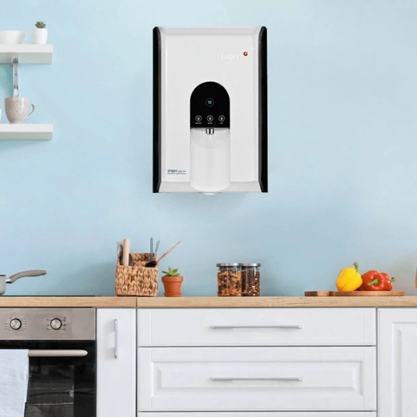 Livpure Zinger 6.5L RO + UV + UF + Mineraliser Hot & Cold Water Purifier with 6 Stage Purification (White)_11