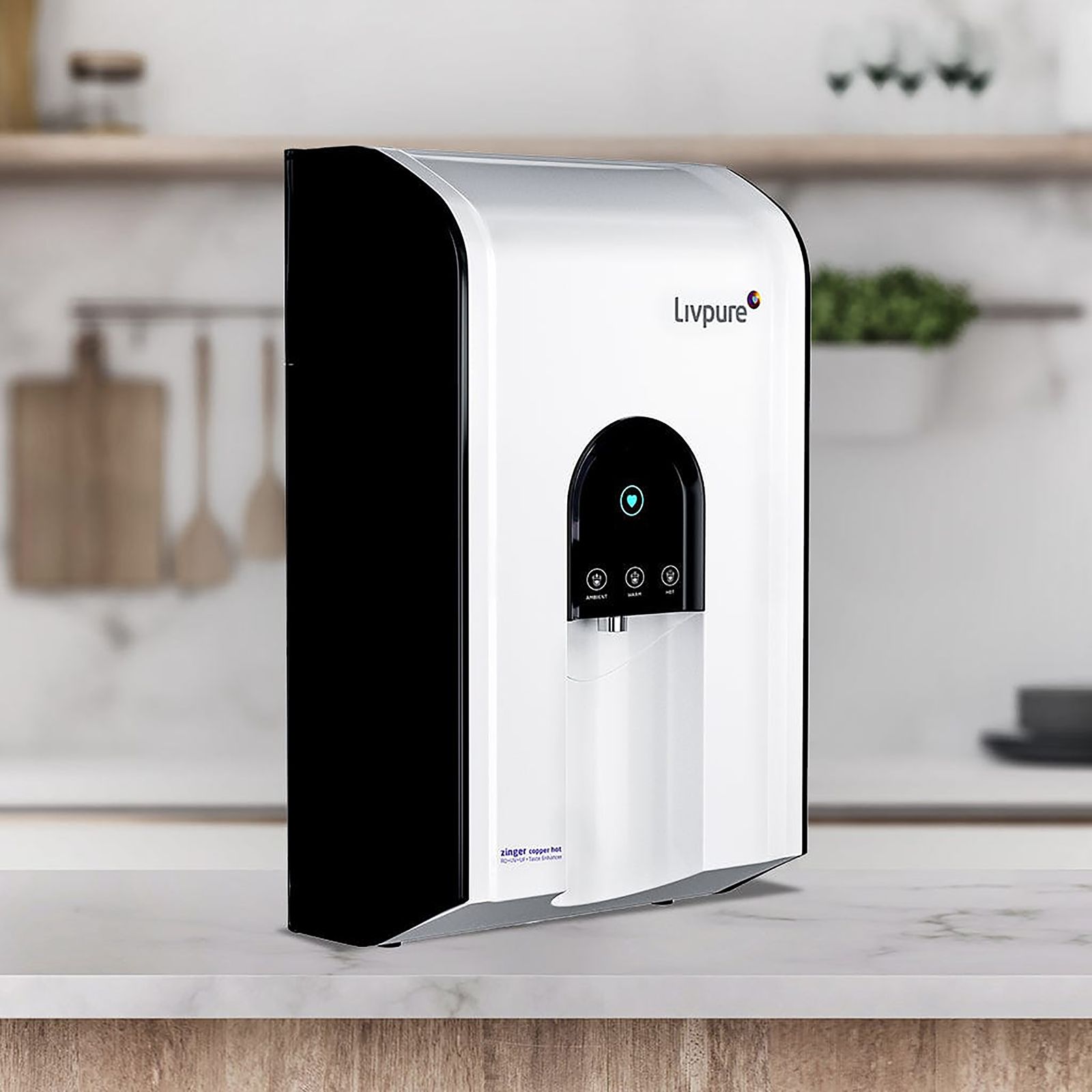 Livpure Zinger 6.5L RO + UV + UF + Mineraliser Hot & Cold Water Purifier with 6 Stage Purification (White)_13