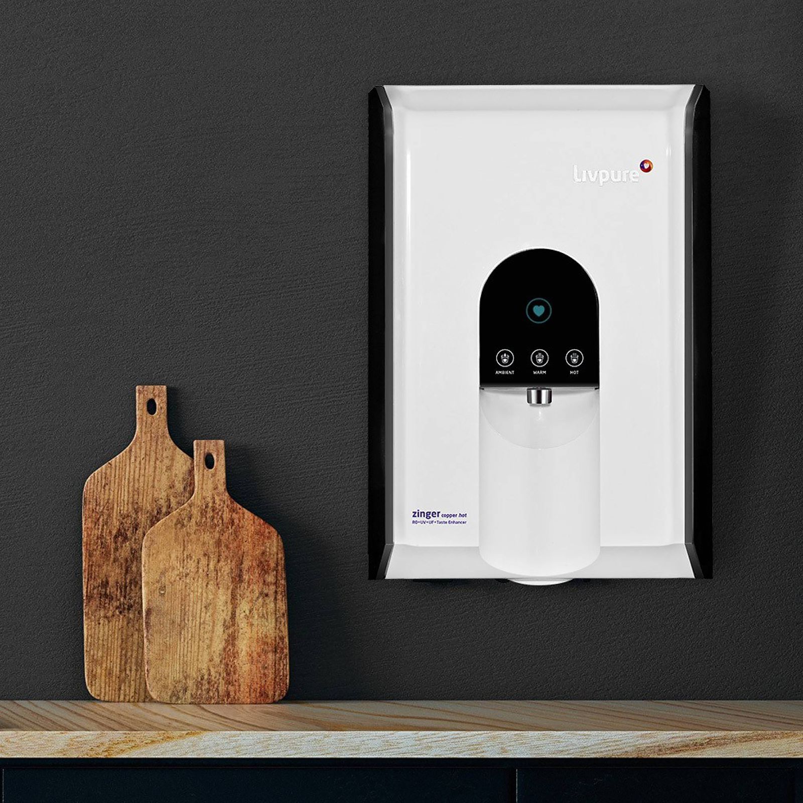 Livpure Zinger 6.5L RO + UV + UF + Mineraliser Hot & Cold Water Purifier with 6 Stage Purification (White)_15