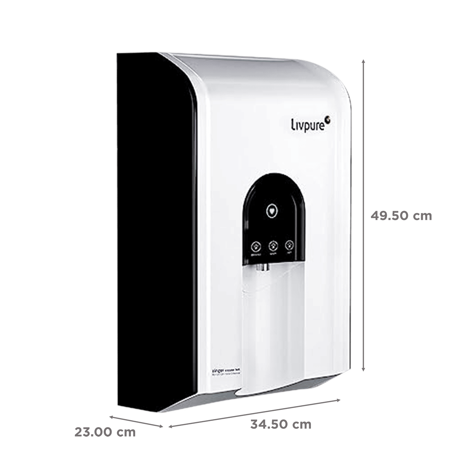 Livpure Zinger 6.5L RO + UV + UF + Mineraliser Hot & Cold Water Purifier with 6 Stage Purification (White)_2