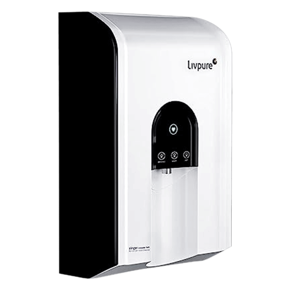 Livpure Zinger 6.5L RO + UV + UF + Mineraliser Hot & Cold Water Purifier with 6 Stage Purification (White)_4