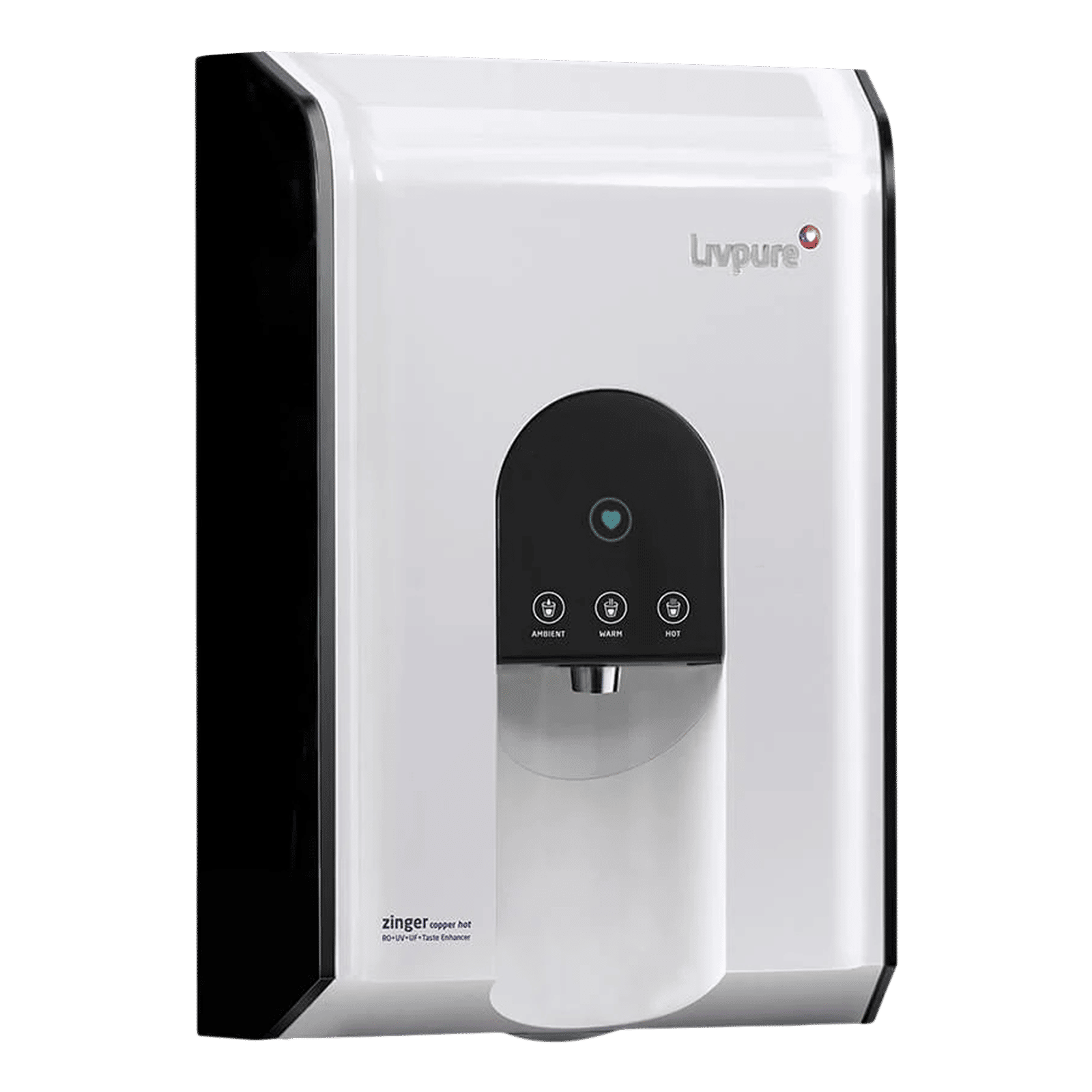 Livpure Zinger 6.5L RO + UV + UF + Mineraliser Hot & Cold Water Purifier with 6 Stage Purification (White)_5