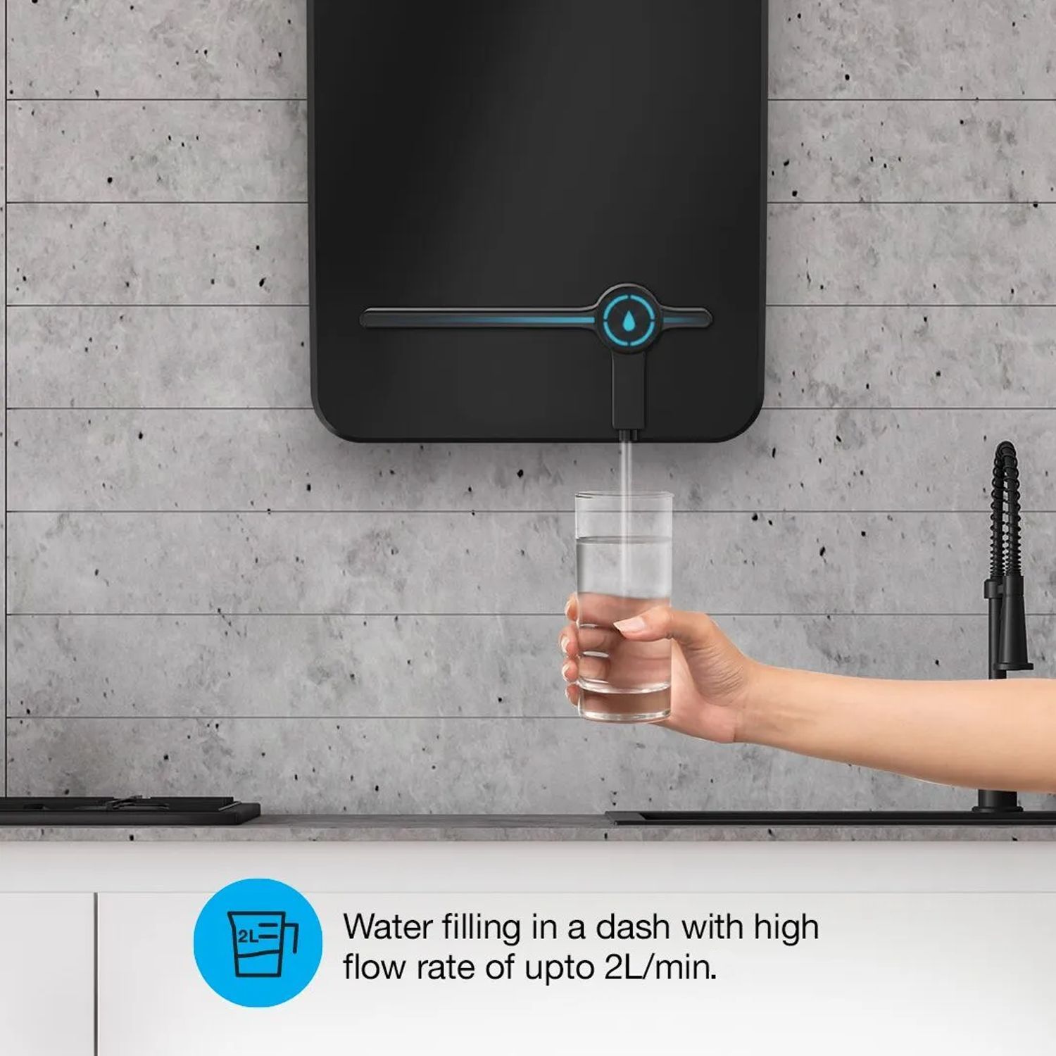 AO Smith Intelli Plus 4.5L UV + US + SAPC Water Purifier with 5 Stage Purification (Black)_10