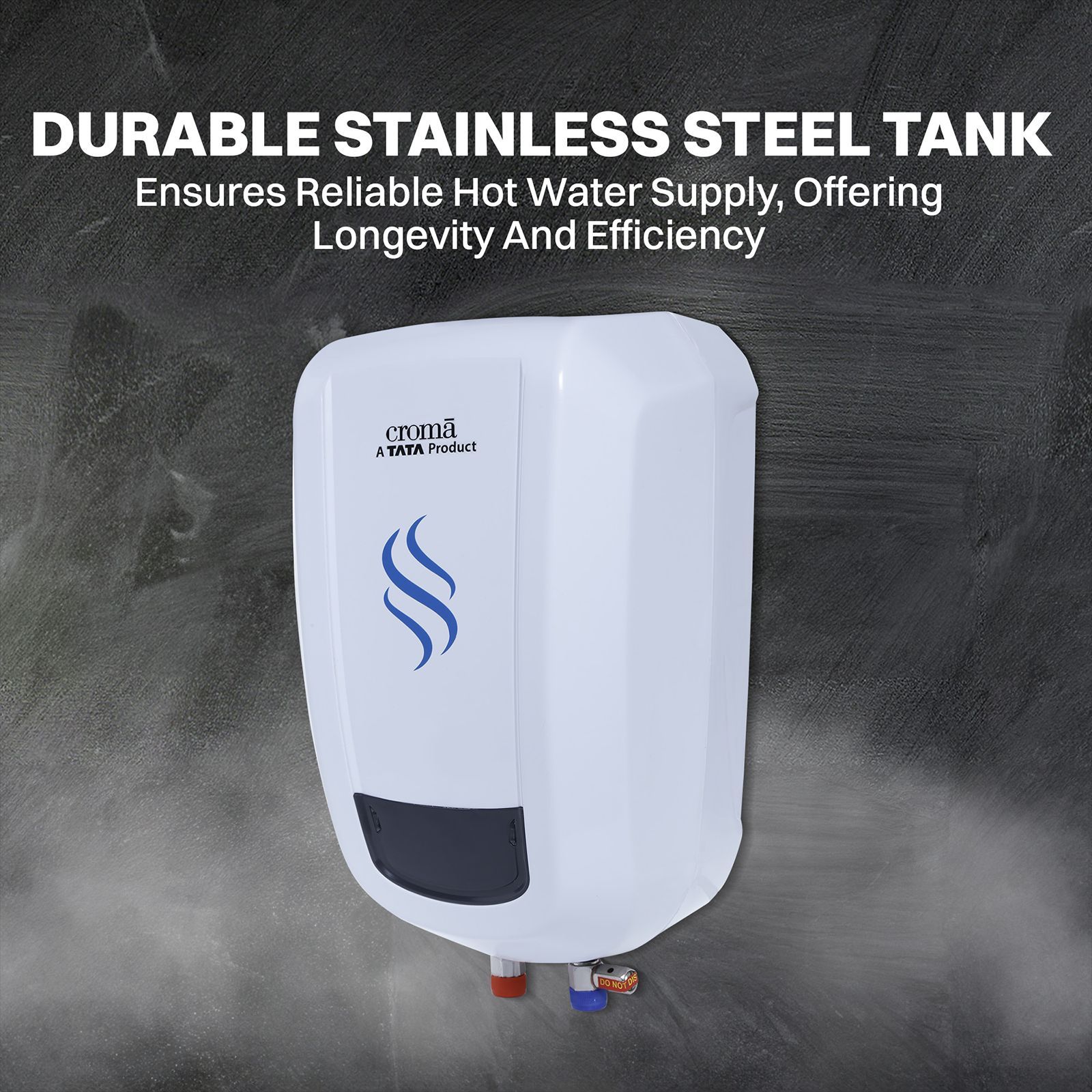 Croma 5 Litres Instant Water Geyser (3000 Watts, White & Blue)_13