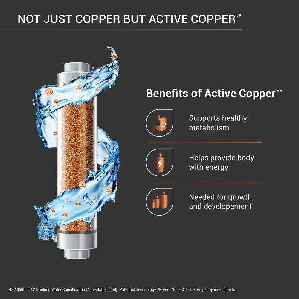 Aquaguard Enrich Superio 5L RO + UV + MTDS + SS Smart Water Purifier with 7 Stage Purification (Black/Metallic Copper)_12