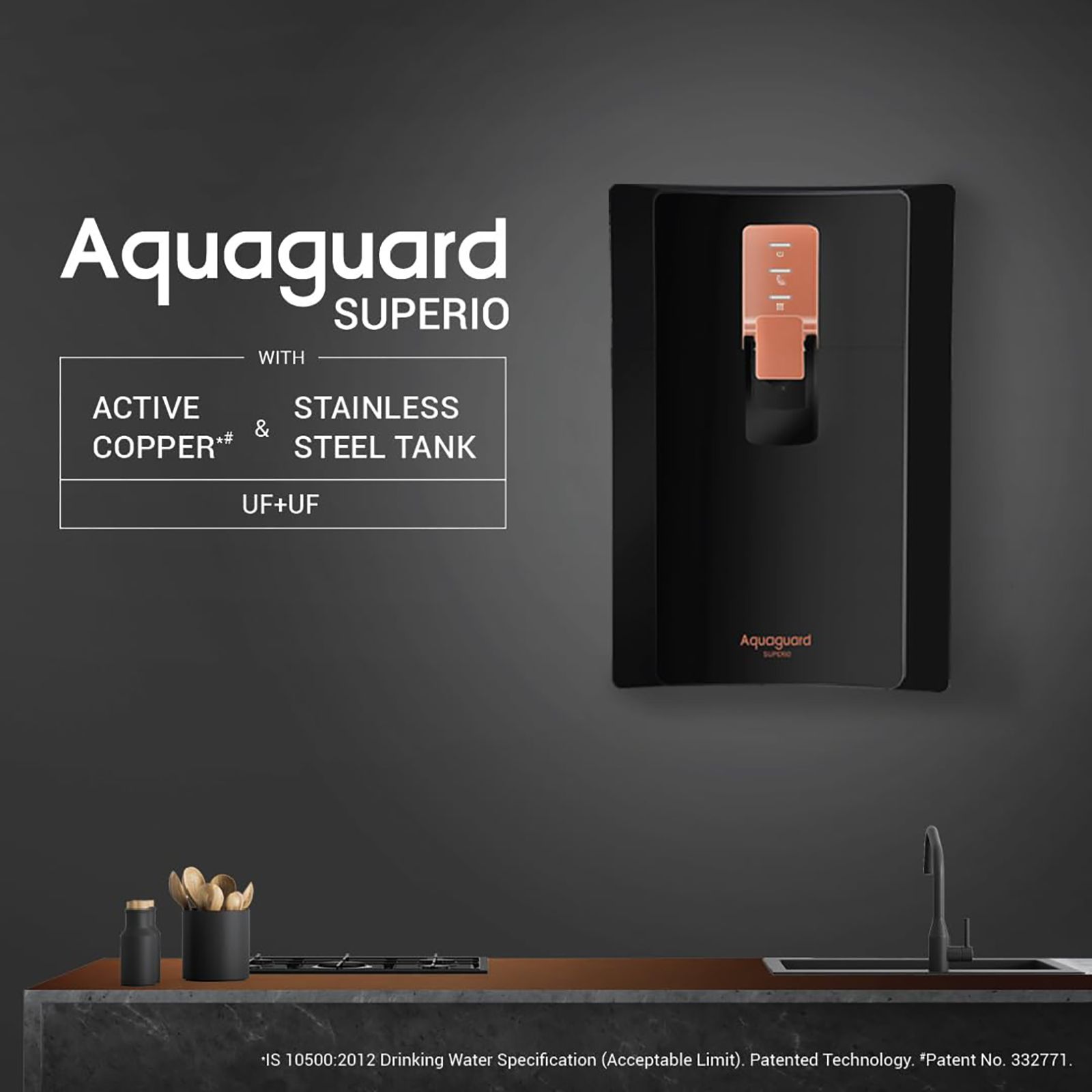 Aquaguard Superio 6L RO Water Purifier with Mineral Guard Technology (Black/Metallic Copper)_9