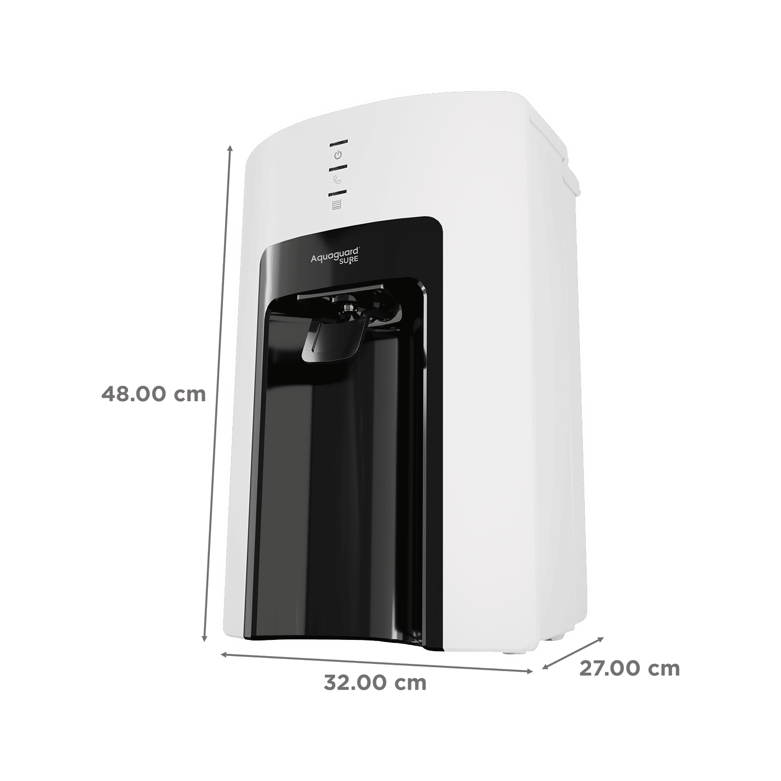 EUREKA FORBES Aquaguard Sure Champ 7L RO + UV  Water Purifier with Water Level Indicator (White)_2