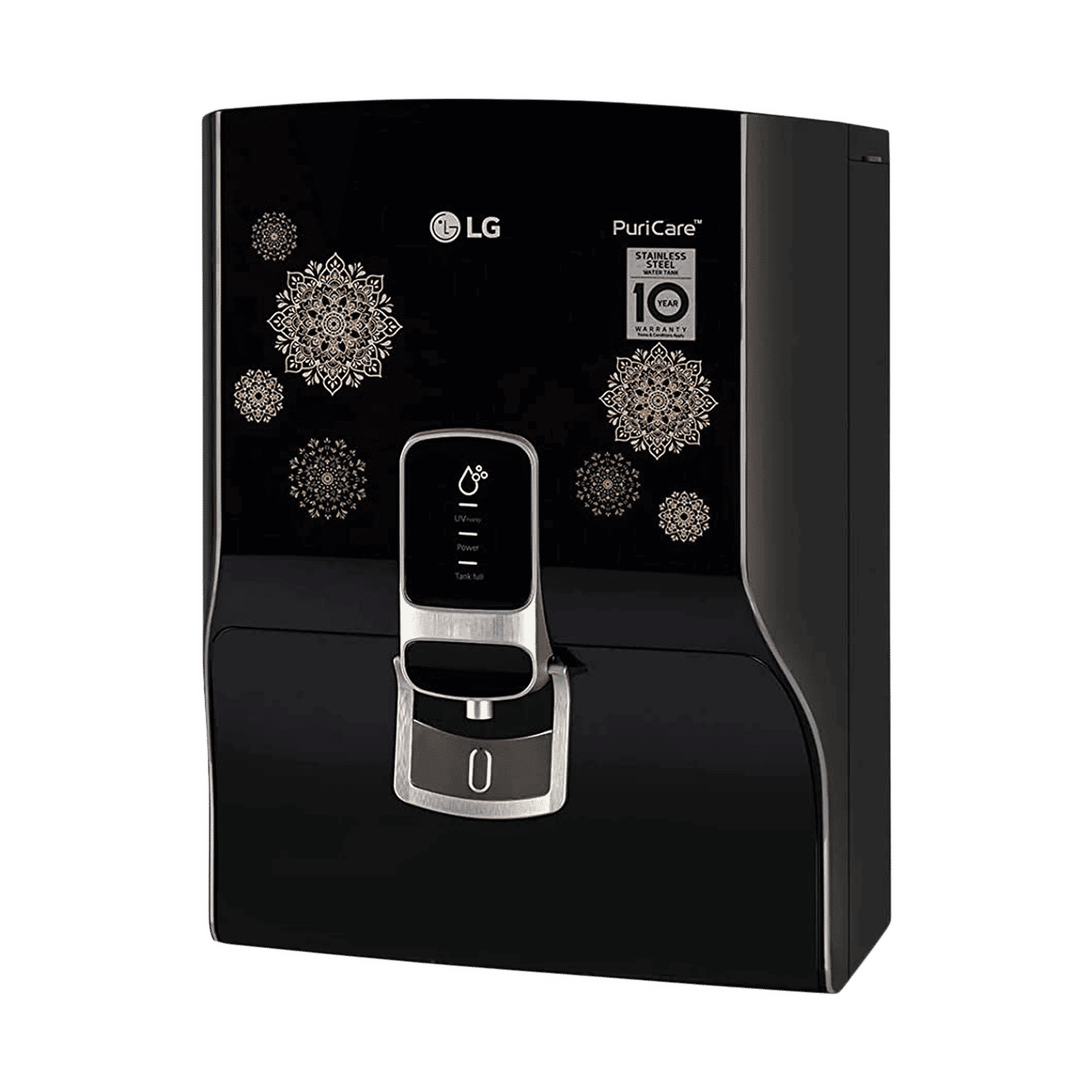 LG PuriCare 8L RO + UV Water Purifier with Mineral Booster (Black with Regal Pattern) LG PuriCare 8L RO + UV Water Purifier with Mineral Booster (Black with Regal Pattern)_4
