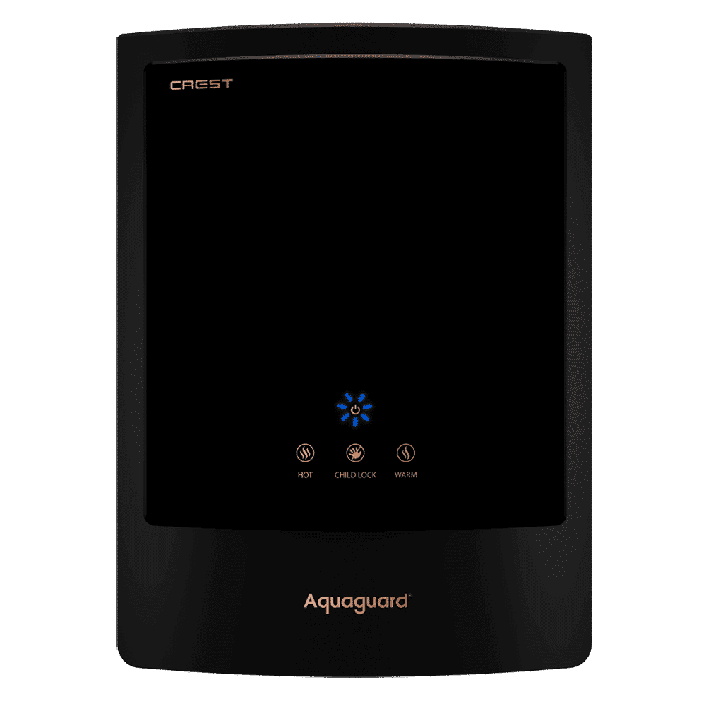 Aquaguard Crest UV Hot & Cold Water Purifier with Touch Sense Technology (Black) Aquaguard Crest UV Hot & Cold Water Purifier with Touch Sense Technology (Black)_1