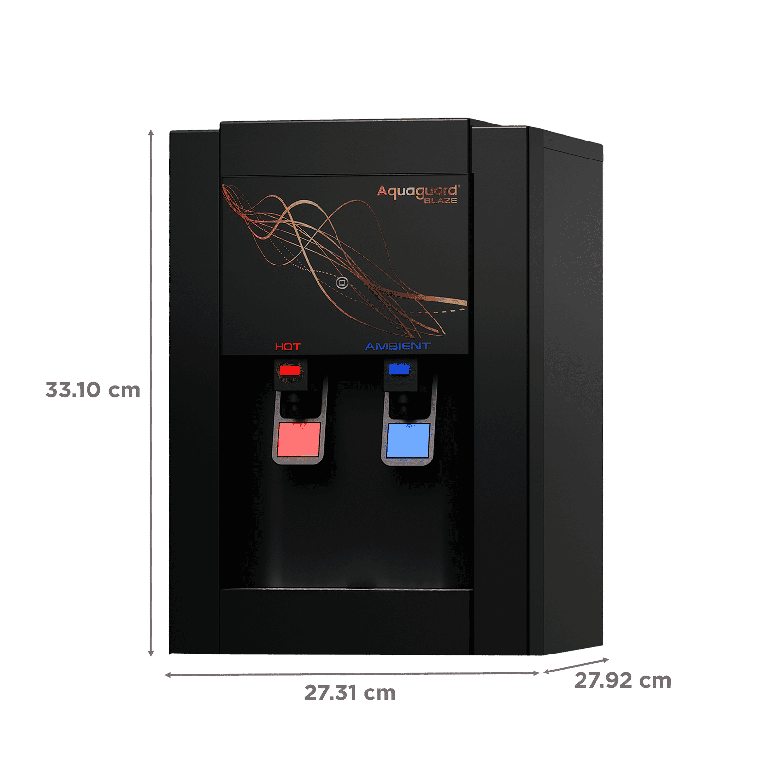 Aquaguard Blaze 4L UV + UF Hot & Cold Water Purifier with Chemiblock Technology (Black)_2