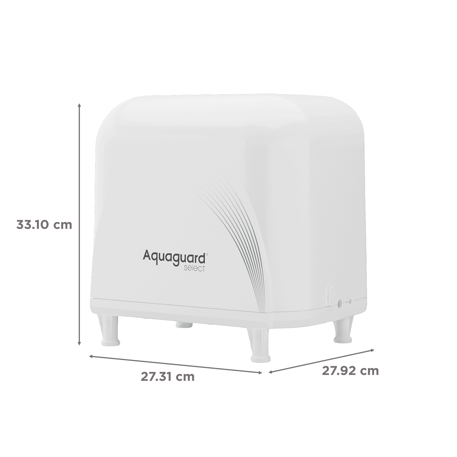 Aquaguard Select Designo UTC 8L RO + UV + MTDS Smart Water Purifier with Active Copper Zinc Booster and Biotron Technology (White)_2