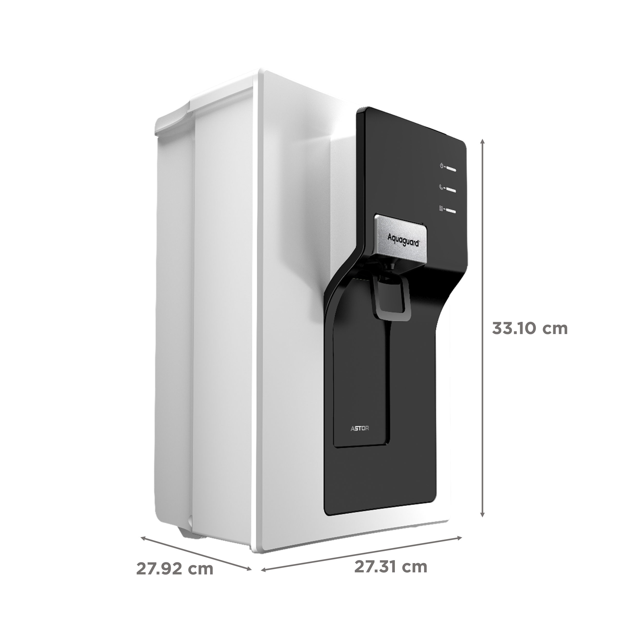Aquaguard Astor 6.2L RO + UV + MTDS + Alkaline Smart Water Purifier with 9 Stage Purification (Black & White)_2