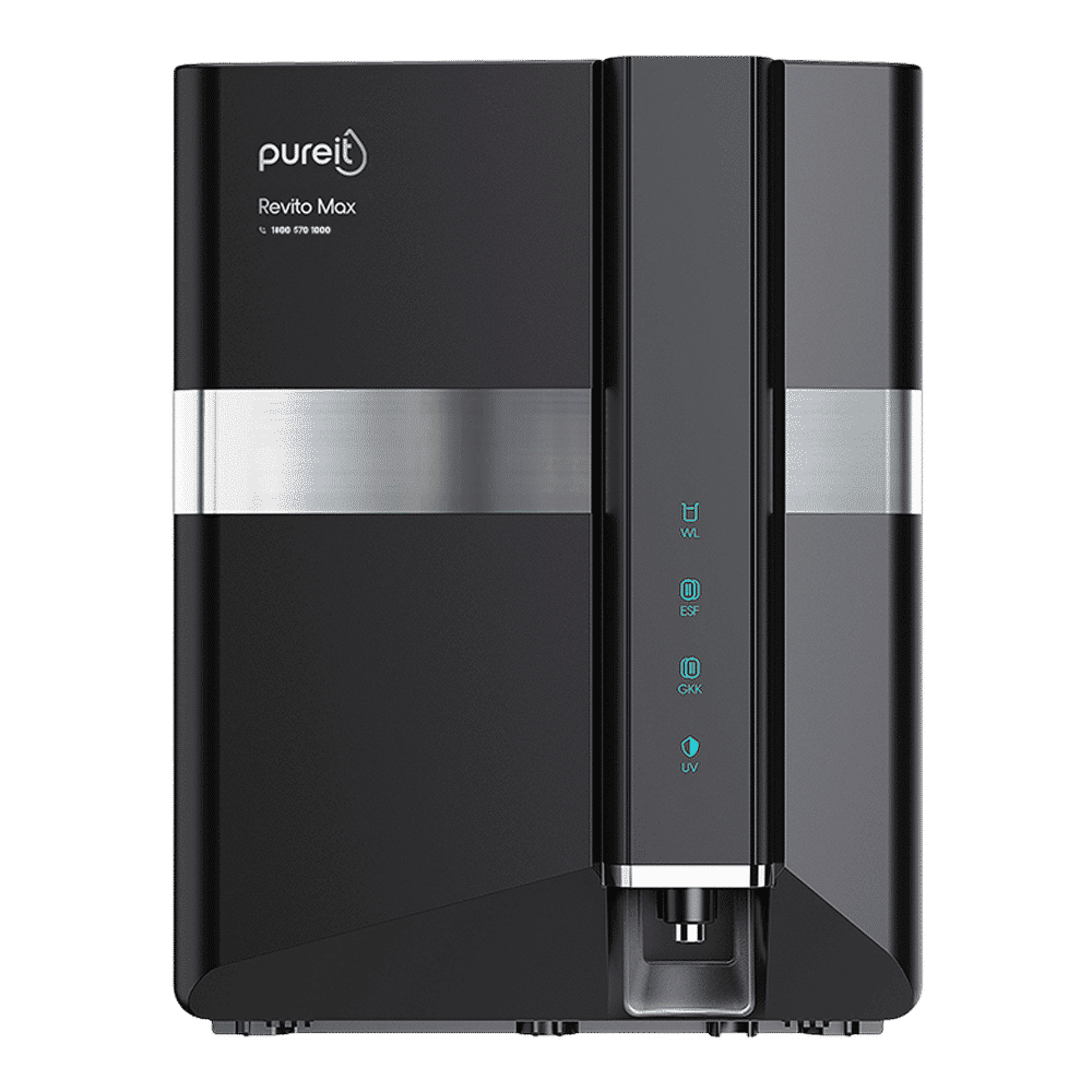 pureit by HUL Revito Max 9L RO + MF + UV-in-tank + Mineral Enriched Water Purifier with Advanced 8 Stage Purification (Black)_1