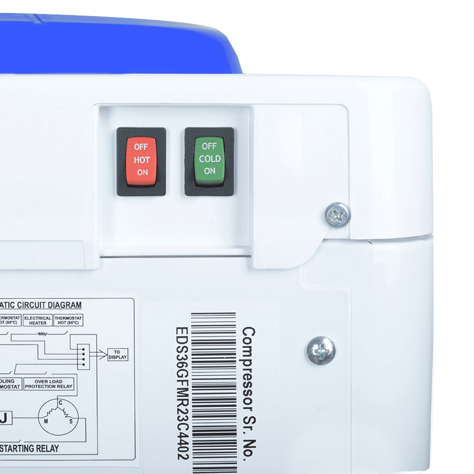 Haier HWD-3WFS Hot, Cold and Normal Top Load Water Dispenser with Water Collector Tray (White)_7