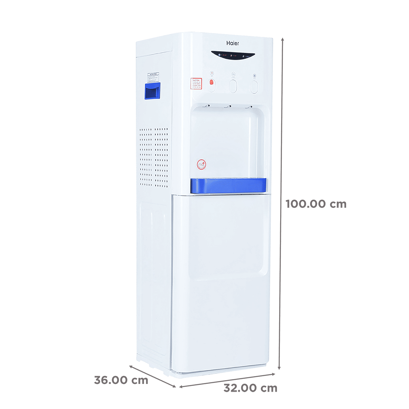 Haier HWD-3WFS Hot, Cold and Normal Top Load Water Dispenser with Water Collector Tray (White)_2