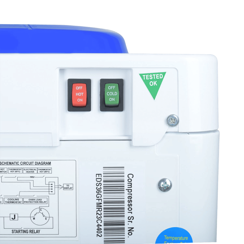 Haier HWD-3WFMR Hot, Cold and Normal Top Load Water Dispenser with Cooling Cabinet (White)_8