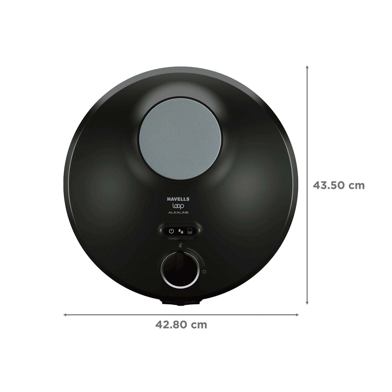 HAVELLS LOOP 6L RO + UV + Alkaline Water Purifier with Hygienic Flow Control (Hydro Grey) HAVELLS LOOP 6L RO + UV + Alkaline Water Purifier with Hygienic Flow Control (Hydro Grey)_2