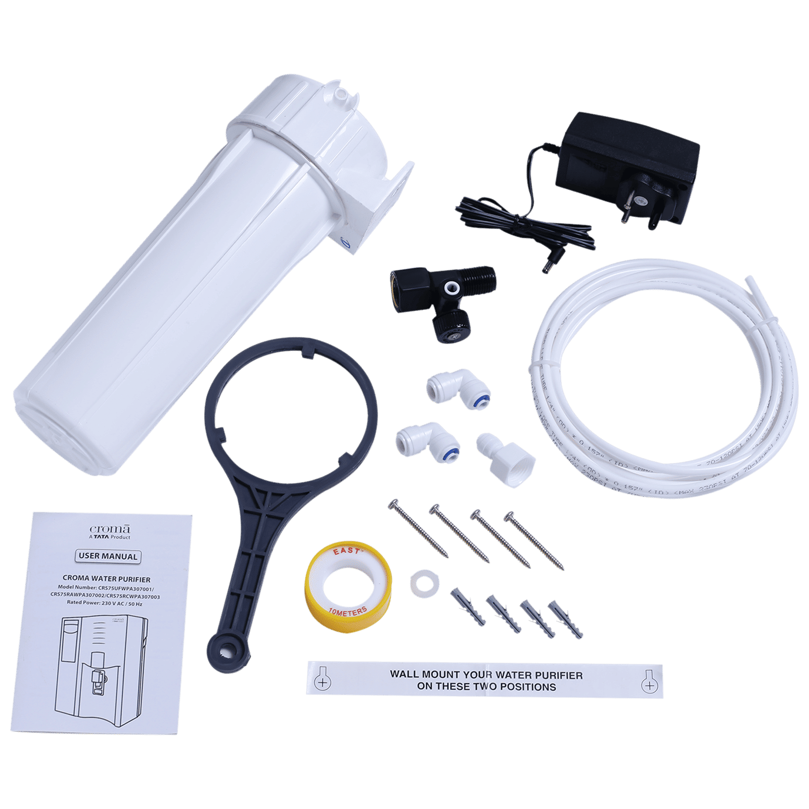 Croma 7.5L UV + UF Water Purifier with Advance Copper Technology (Black)_13