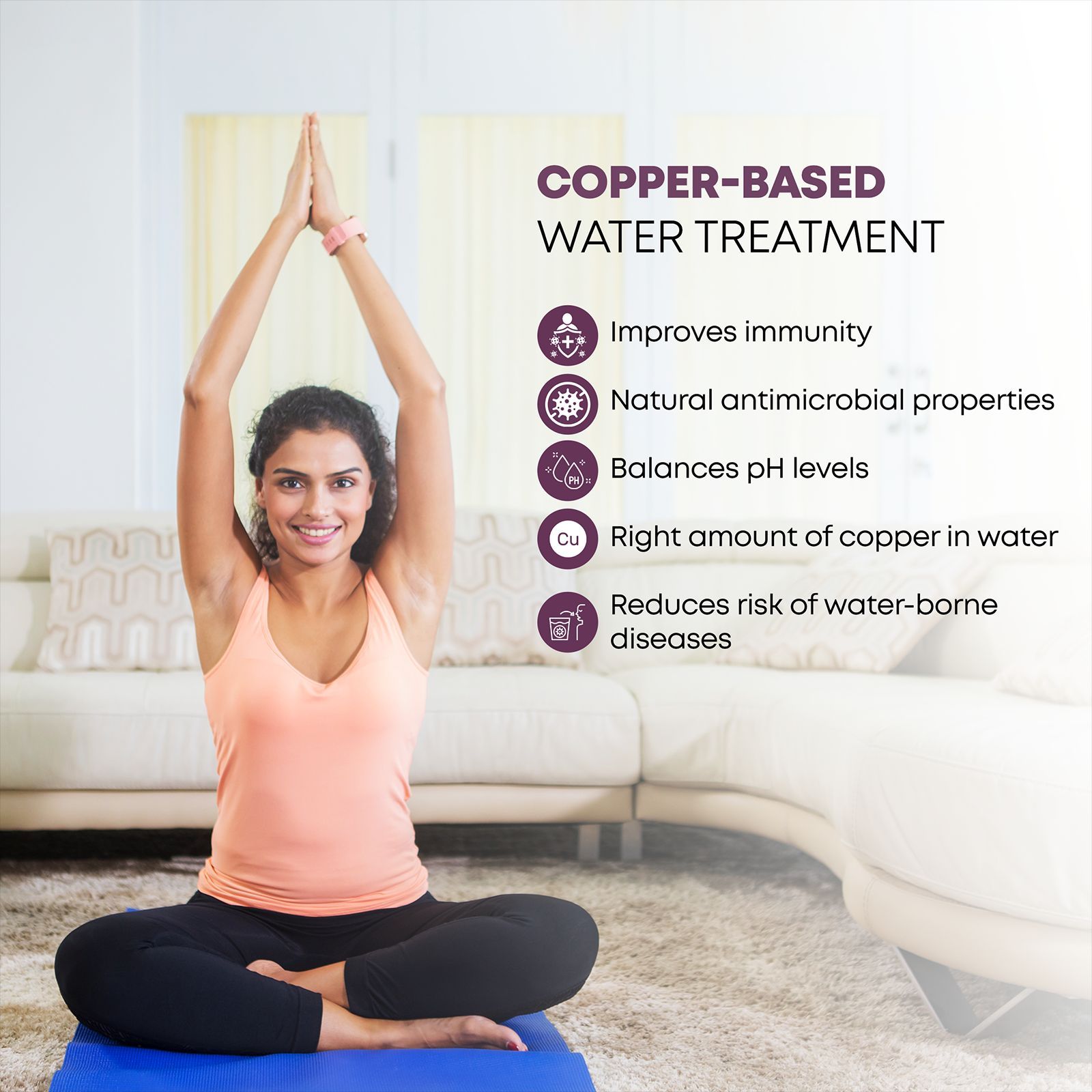 Croma 7.5L UV + UF Water Purifier with Advance Copper Technology (Black)_5