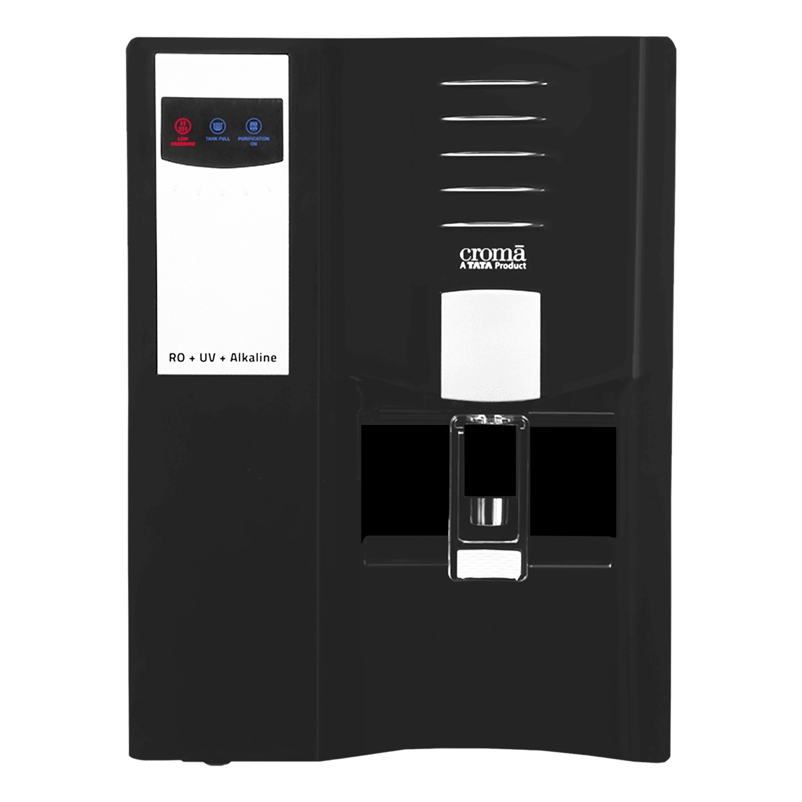 Croma 7.5L RO + UV + Alkaline Water Purifier with Reverse Osmosis Filtration (Black)_1