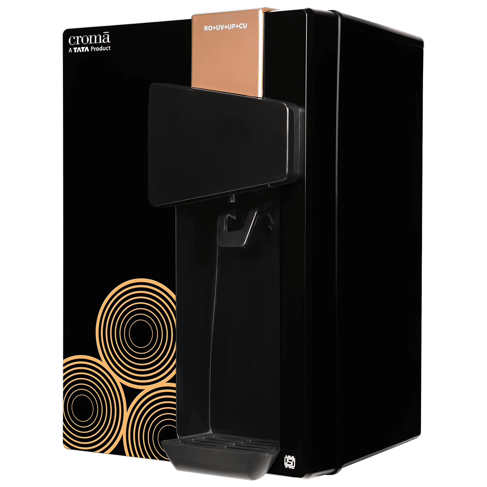 Croma 8.5L RO + UV + UF + Advance Copper Water Purifier with Reverse Osmosis Technology (Black)_8