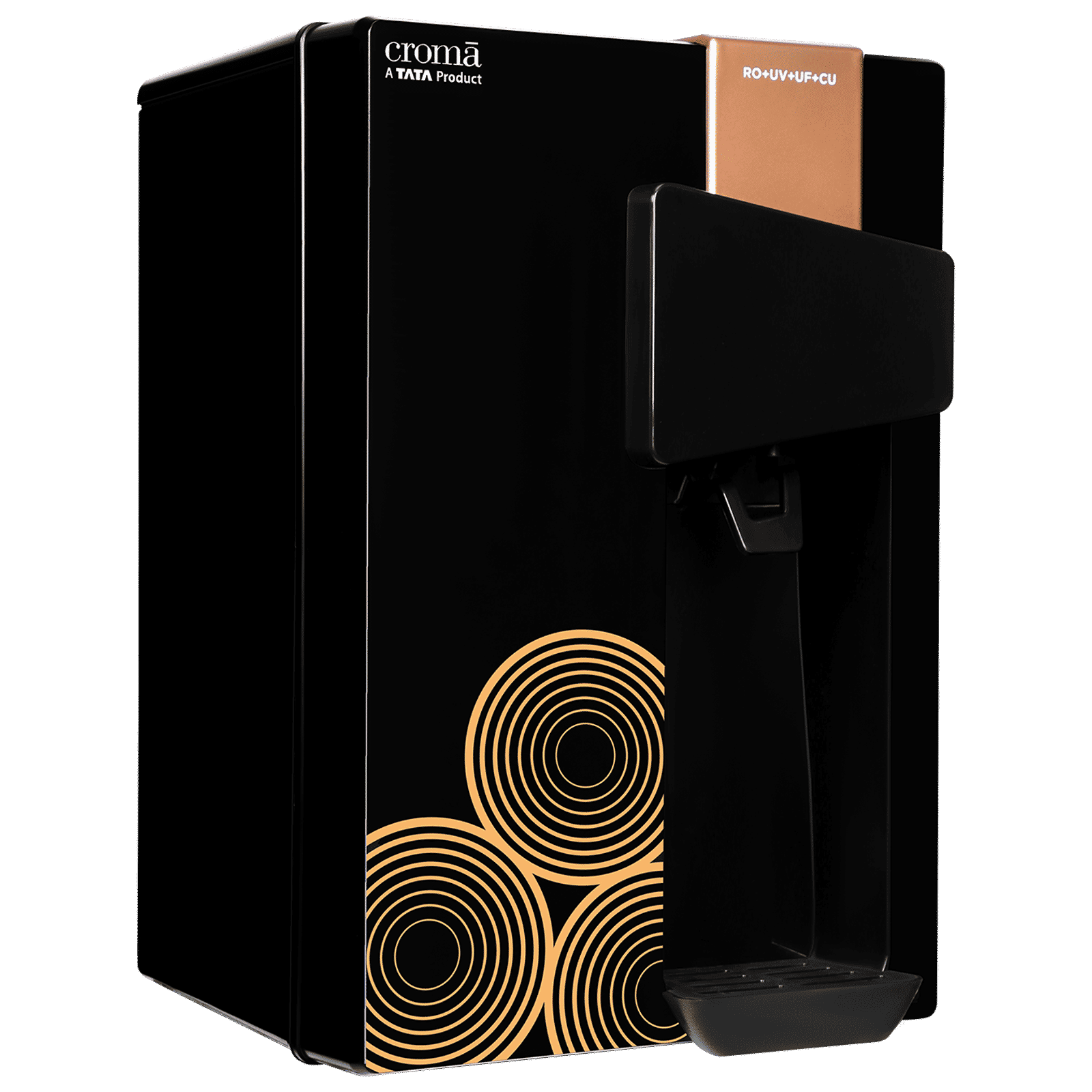 Croma 8.5L RO + UV + UF + Advance Copper Water Purifier with Reverse Osmosis Technology (Black)_4