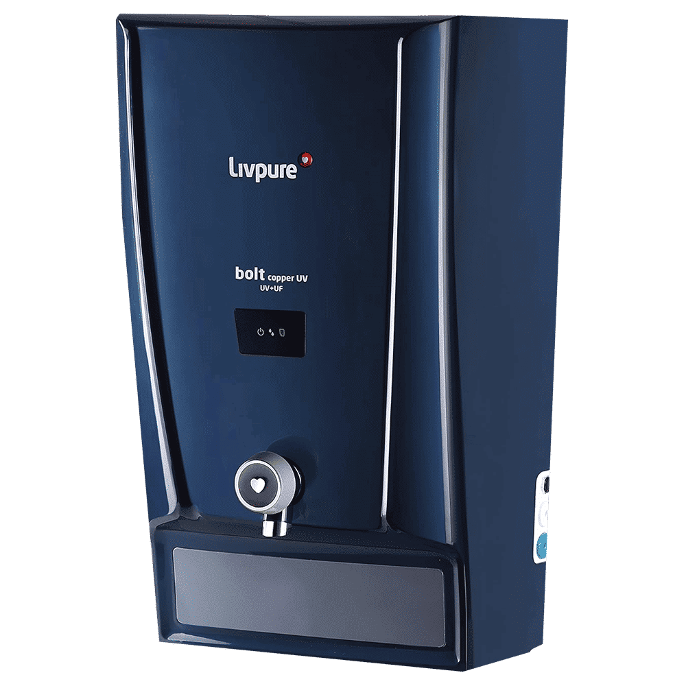 Livpure Bolt Copper 7L UV + UF Water Purifier with Carbon Block Filter (Blue)_4
