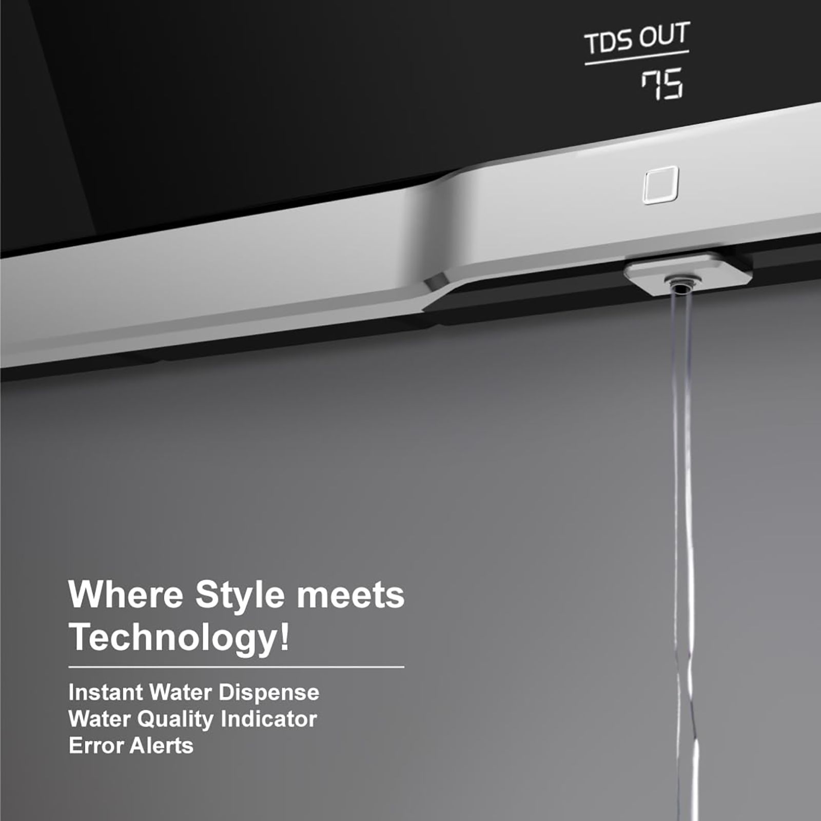 Aquaguard Slim Glass Bar Inline UV Water Purifier with Active Copper Zinc Booster Technology (Black & Silver)_18